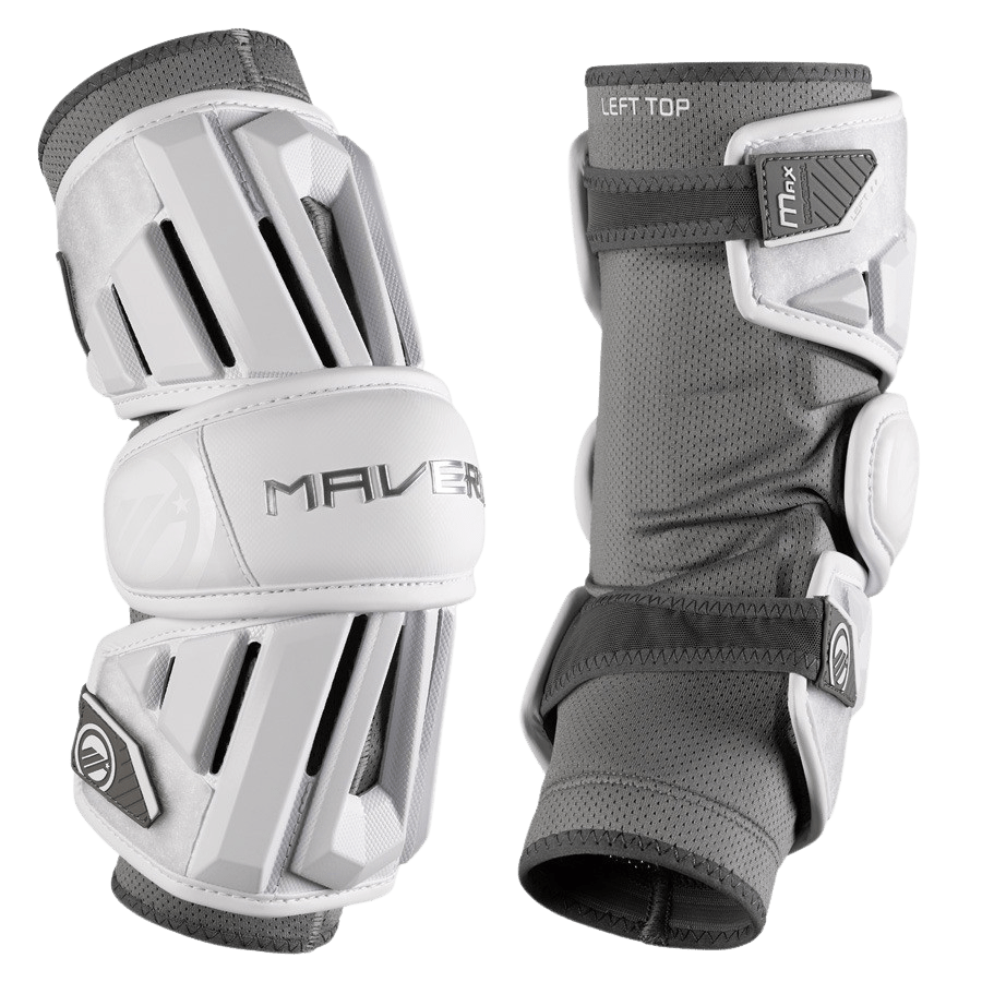 Maverik Max Arm Guard 2025 Men's Arm Protection Mav - MaxAGuard2025 - WH - XL White Lax.com