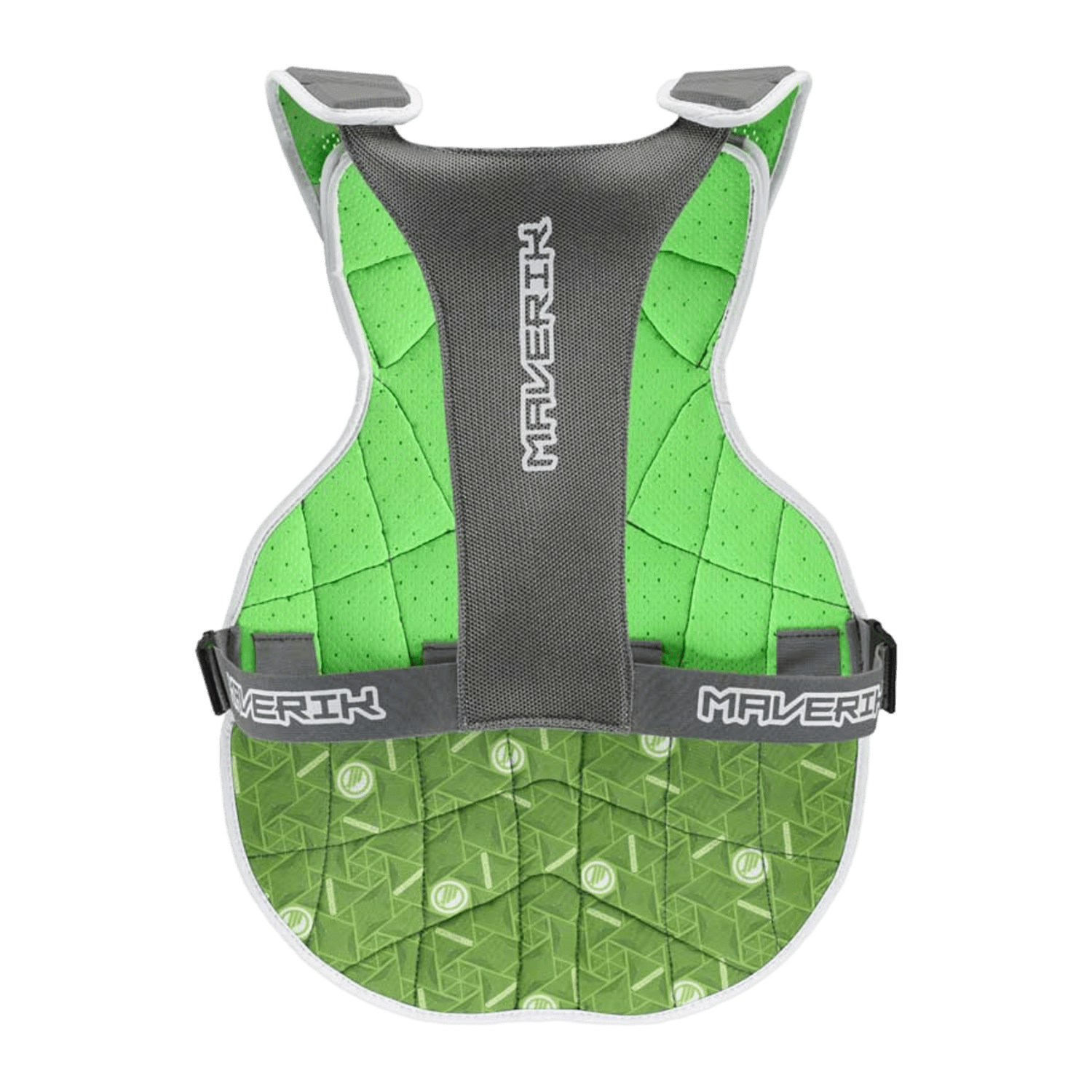 Maverik Max EKG Goalie Chest Pad Chest Protector Mav - MaxEKGCP - WH - XS White Lax.com