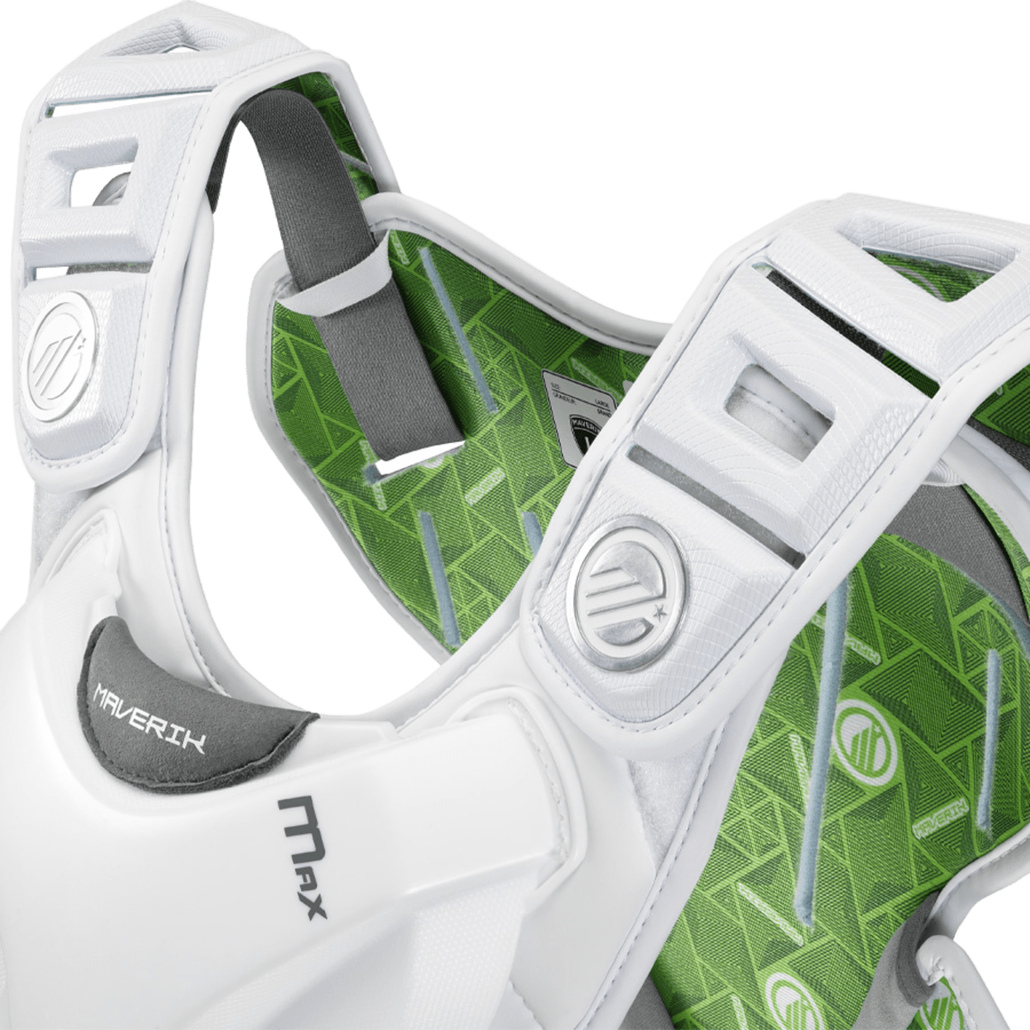 Maverik Max EKG Speed Pad 2025 Shoulder Pads Mav - MaxEKGSPL2025 - WH - M White Lax.com