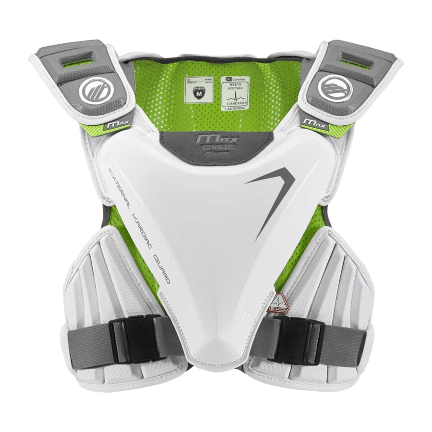 Maverik Max EKG Speed Shoulder Pad Shoulder Pads White Lax.com