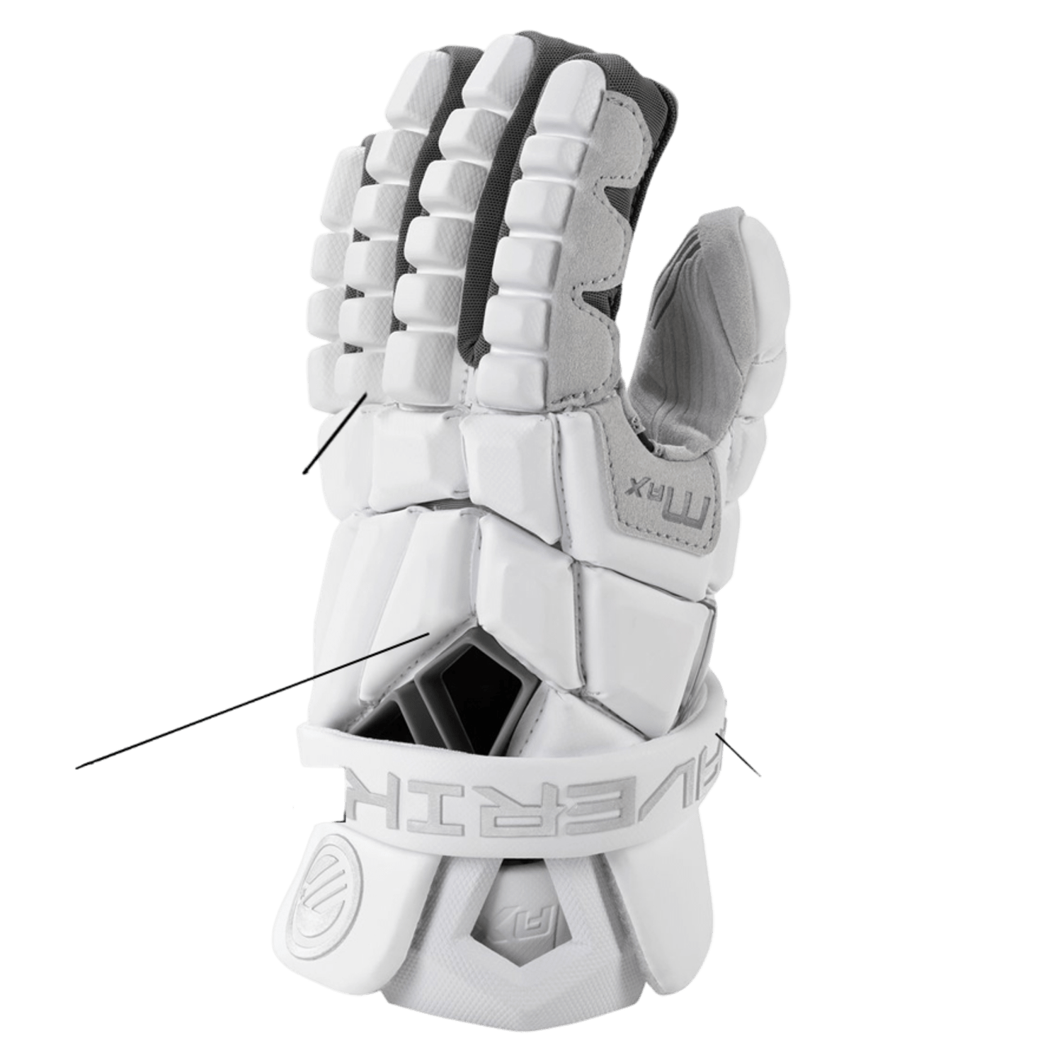 Maverik Max Glove 2025 Goalie Gloves Mav - MaxGL2025 - WH - L White Lax.com