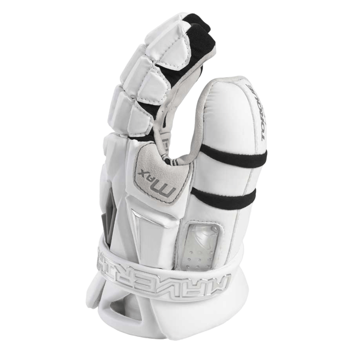 Maverik Max Goalie Glove Goalie Gloves White Lax.com