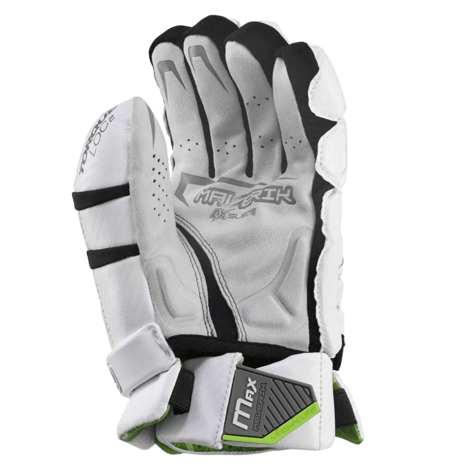 Maverik Max Goalie Glove Goalie Gloves White Lax.com