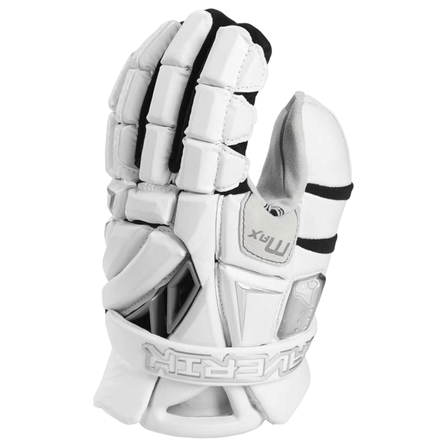 Maverik Max Goalie Glove Goalie Gloves White Lax.com