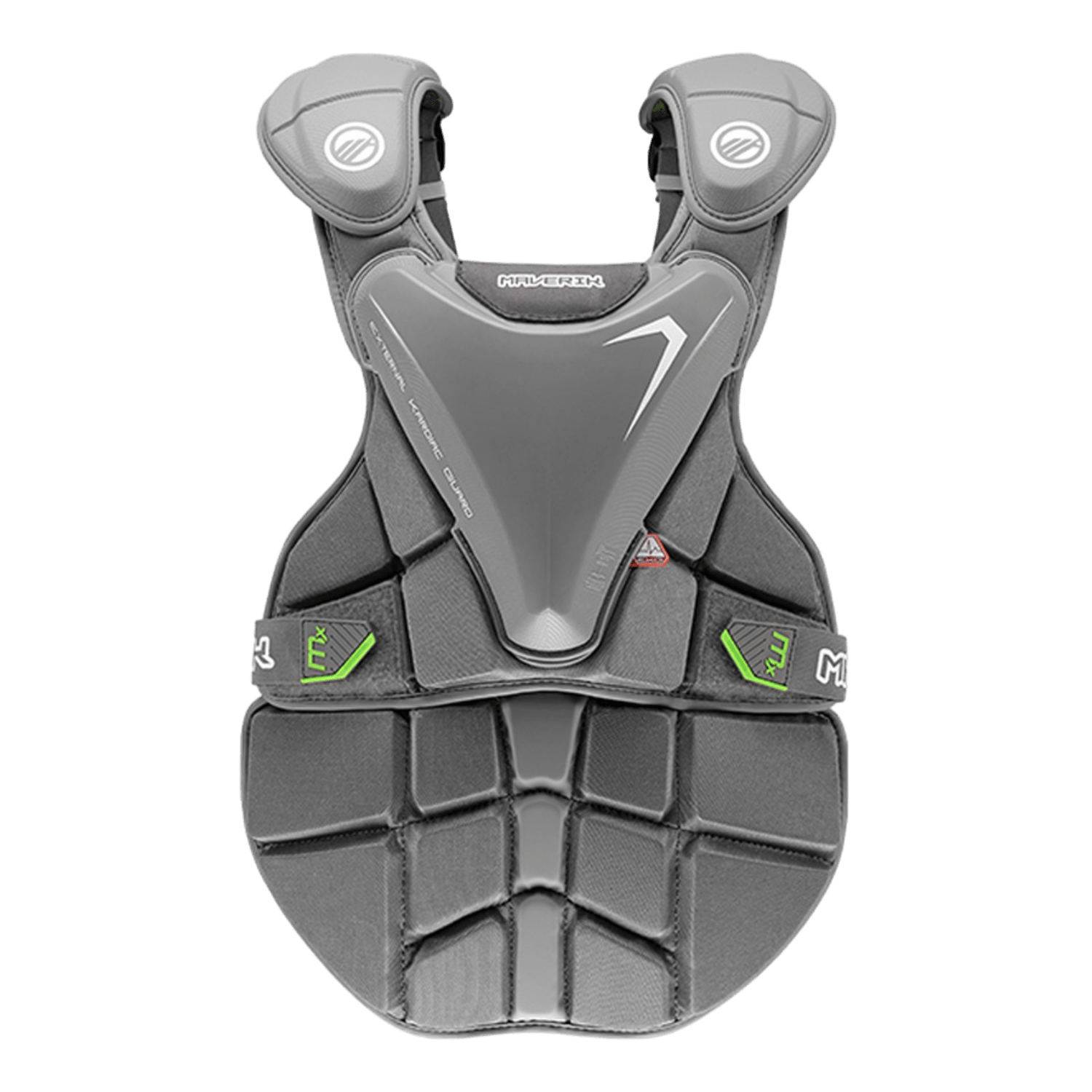 Maverik MX EKG Chest Pad Chest Protector Mav - MXEKGCP - GY - XS Grey Lax.com