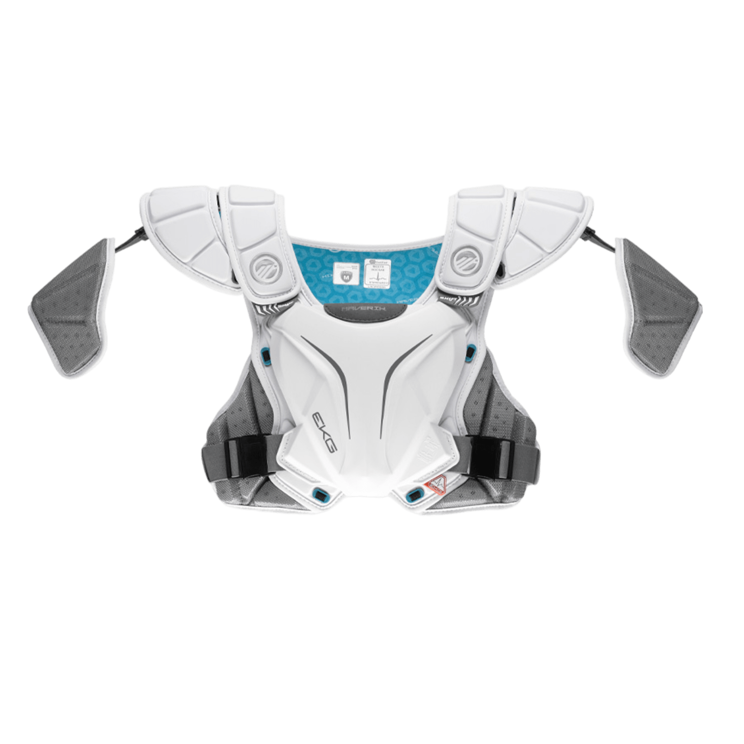 Maverik Shift EKG Shoulder Pad Shoulder Pads Mav - ShiftEKGSP - WH - L White Lax.com