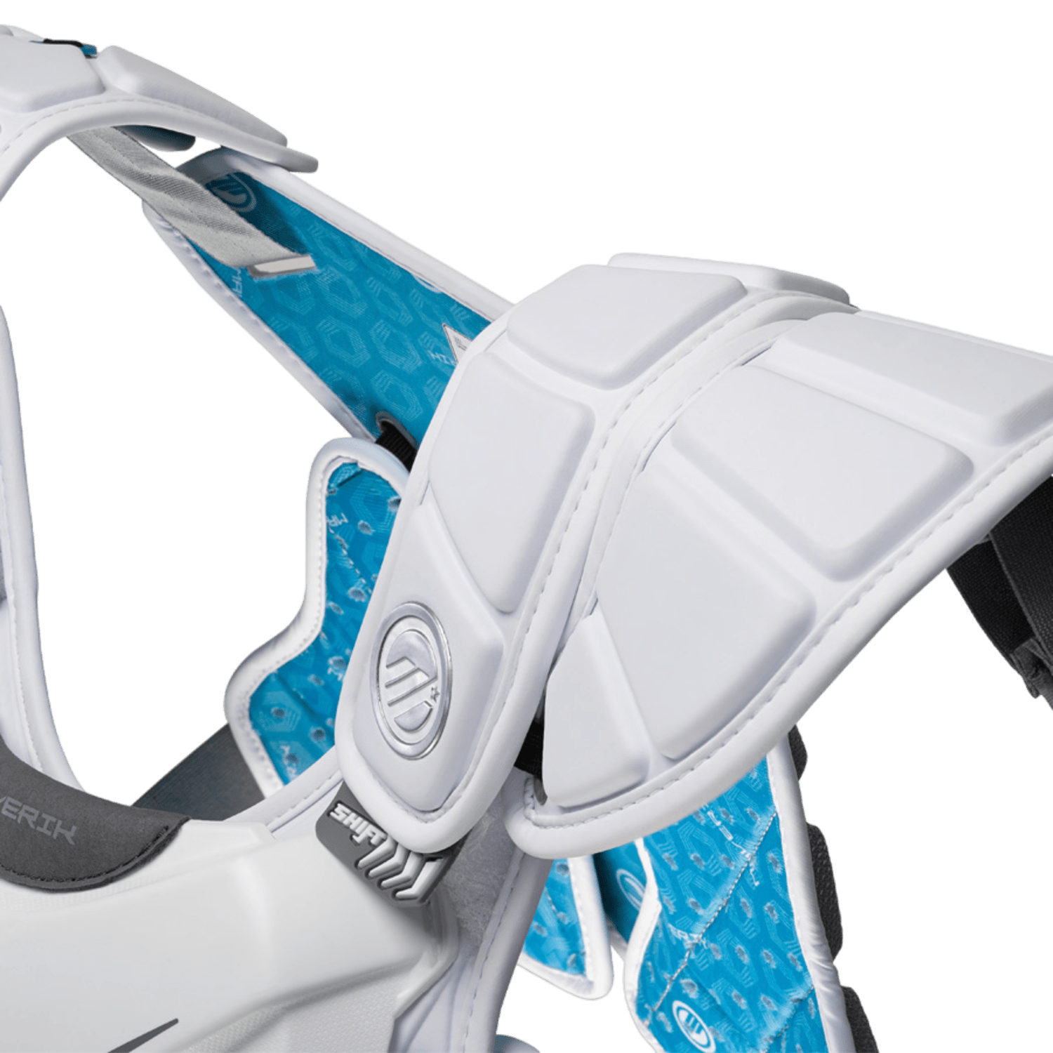 Maverik Shift EKG Shoulder Pad Shoulder Pads Mav - ShiftEKGSP - WH - L White Lax.com