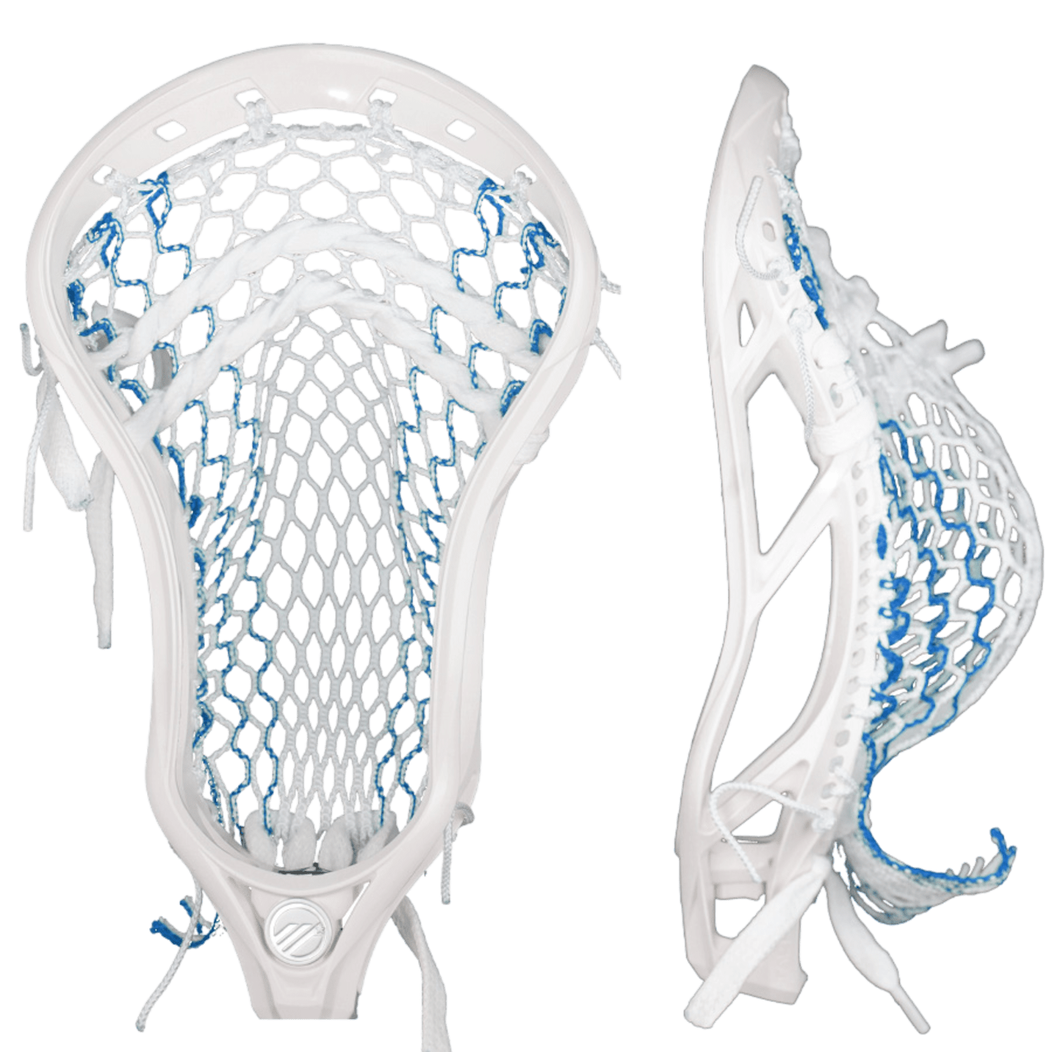 Maverik Tactik 2 Pre - Strung with ECD Hero 3 Mesh Men's Head Royal Blue Lax.com