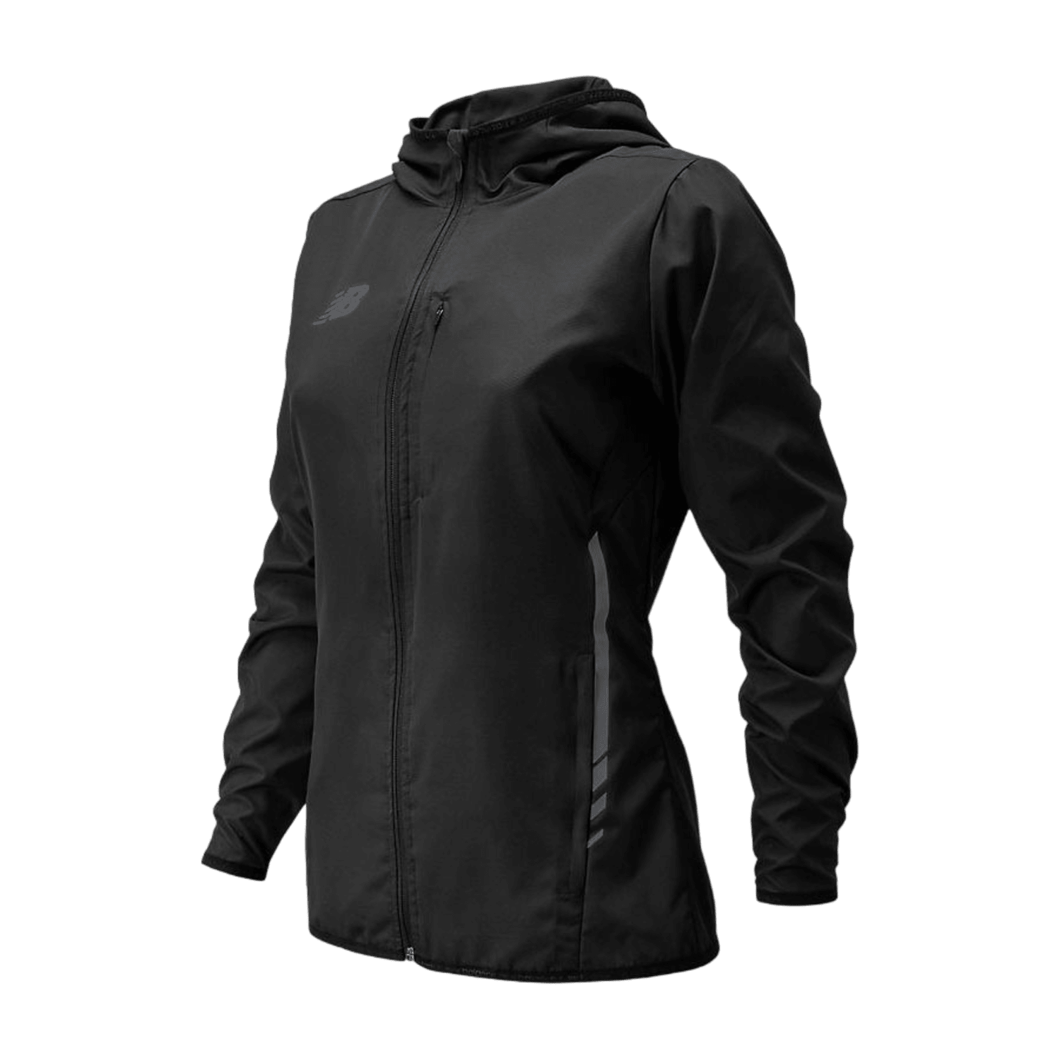 New Balance Core Training Womens Rain Jacket Apparel Outerwear NewBalance - WJ832006 - BK - XL Black Lax.com