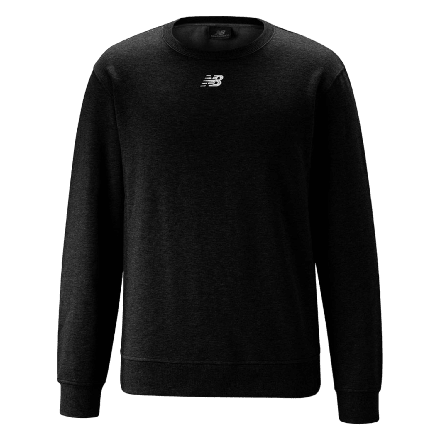 New Balance Crew Fleece Apparel Tops NewBalance - TMMT718 - BK - XL Black Lax.com