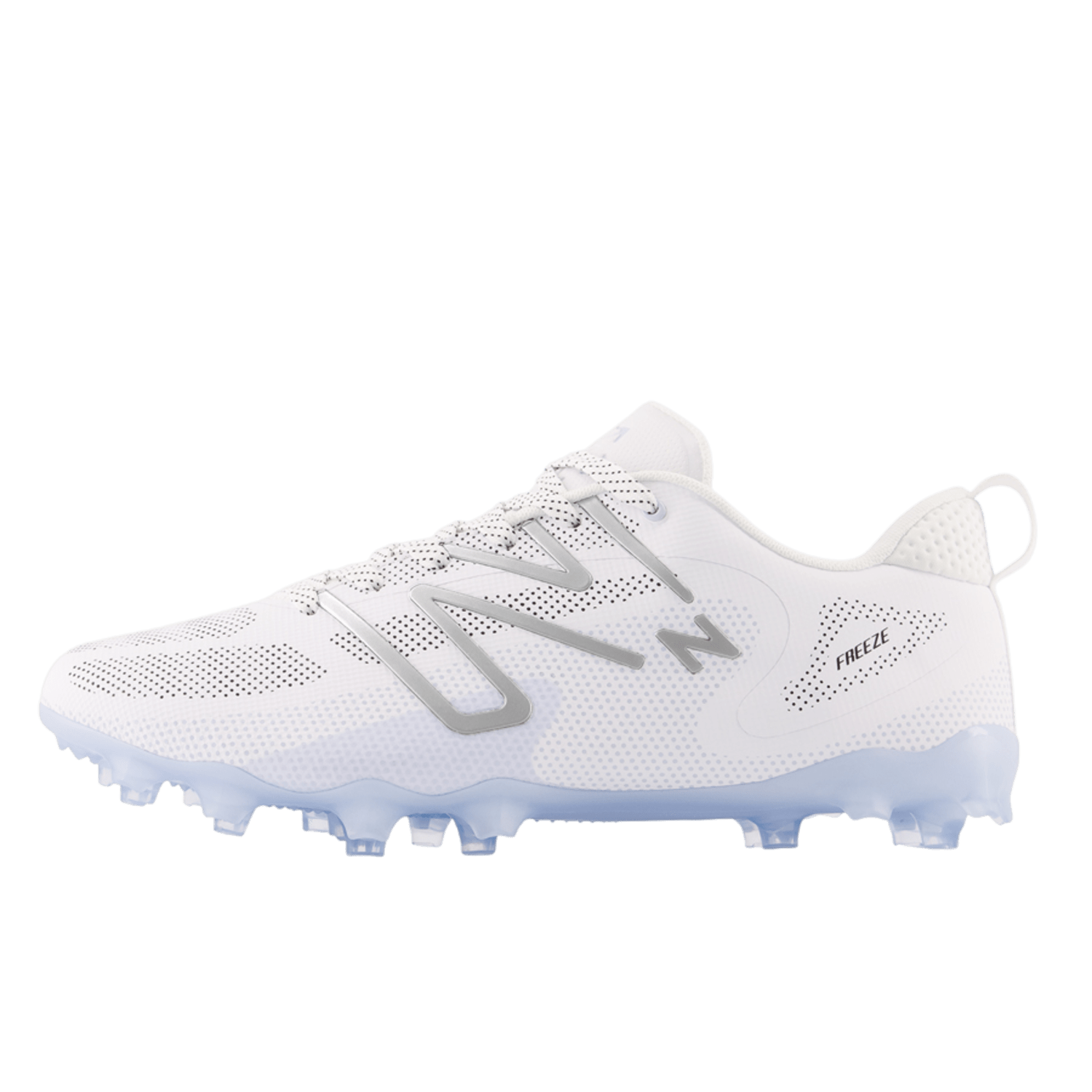 New Balance Freeze 4 Low White Lacrosse Cleat Cleats NewBalance - Freezlw4 - WH - 10/11.5 White Lax.com