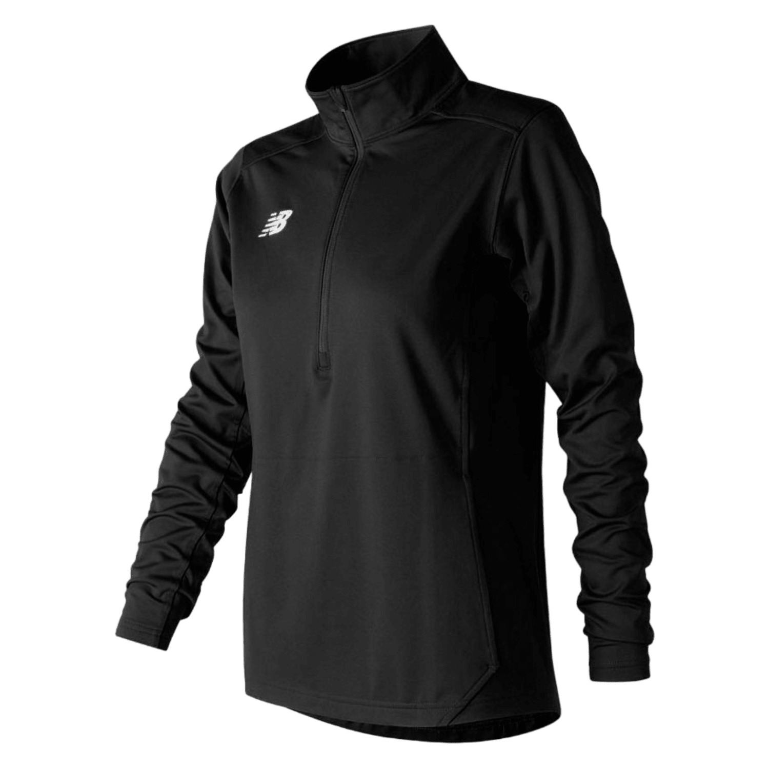 New Balance LW Solid Half Zip Apparel Tops NewBalance - TMMT710 - BK - XL Black Lax.com