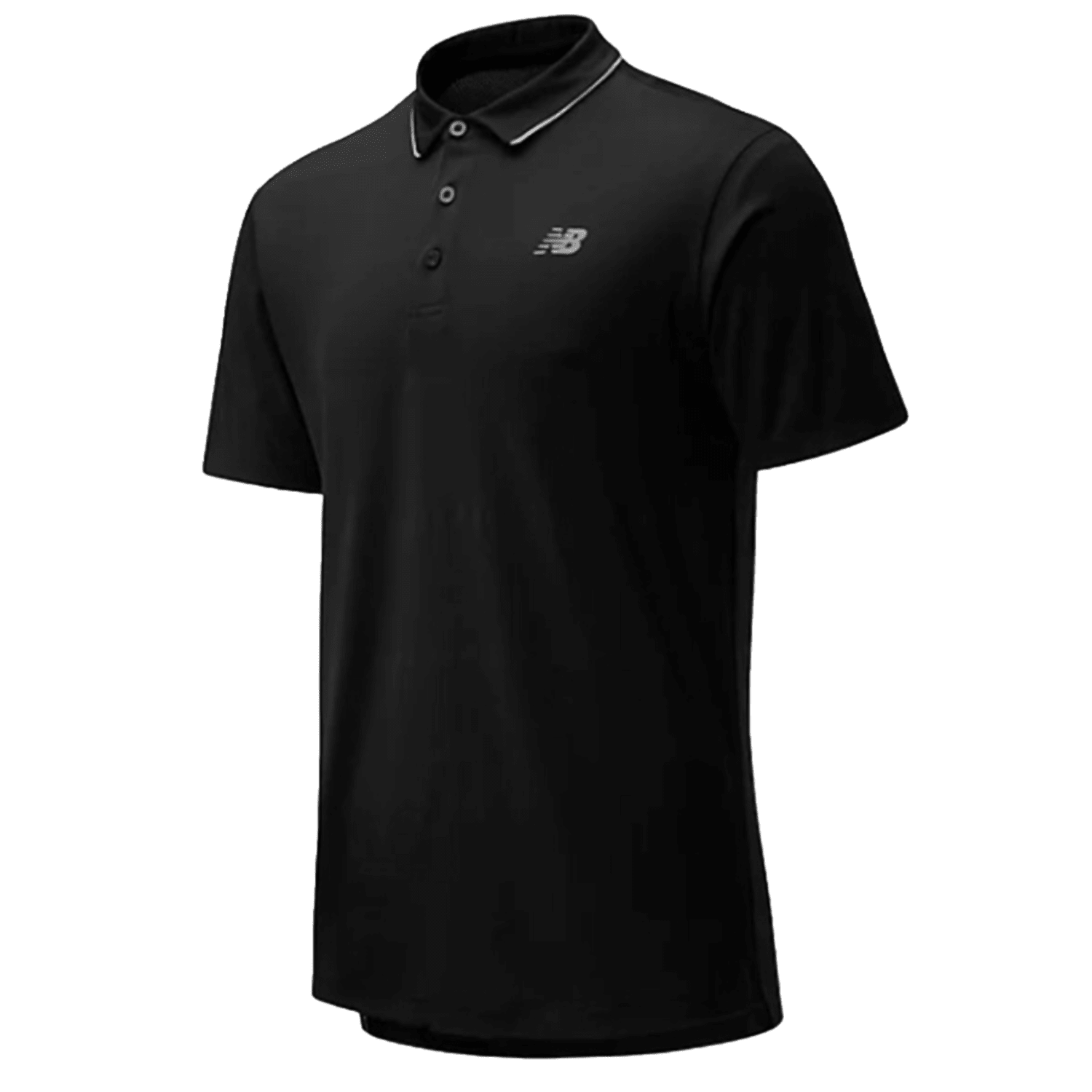 New Balance Men's Rally Polo Apparel Tops NewBalance - TMMT715 - BK - XL Black Lax.com