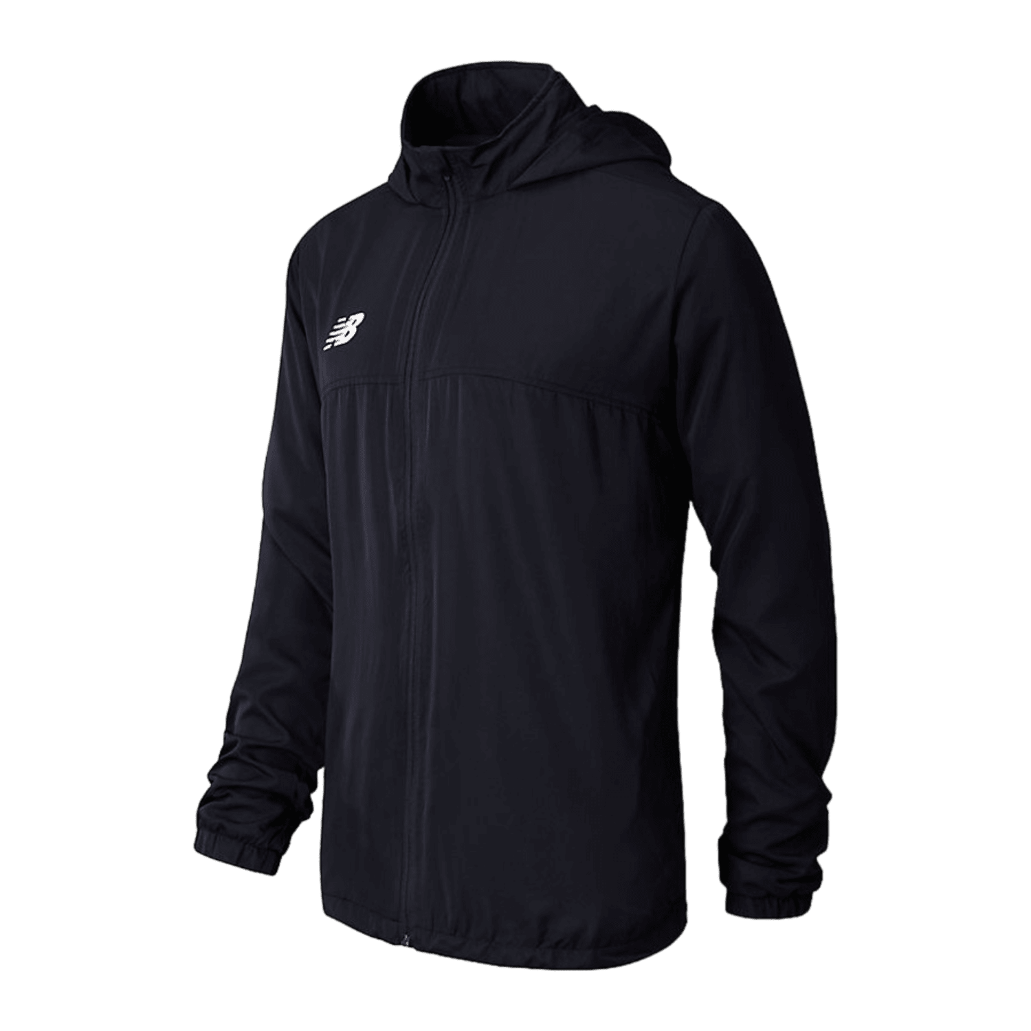 New Balance Teamwear Training Rain Jacket Apparel Tops Newbalance - EMJ6117 - BK - L Black Lax.com