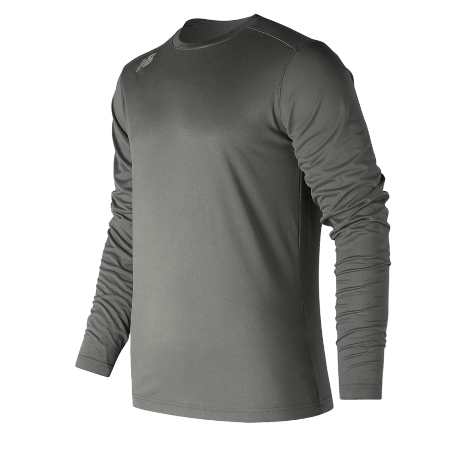 New Balance Tech LS Tee Apparel Tops NewBalance - TMMT501 - DH - XL Dark Heather Lax.com