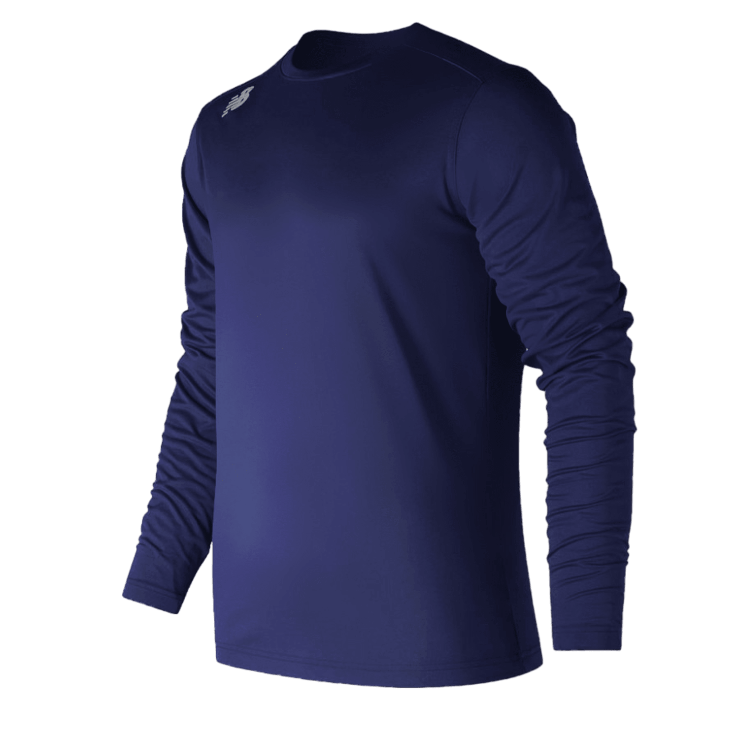 New Balance Tech LS Tee Apparel Tops NewBalance - TMMT501 - NA - XL Navy Lax.com