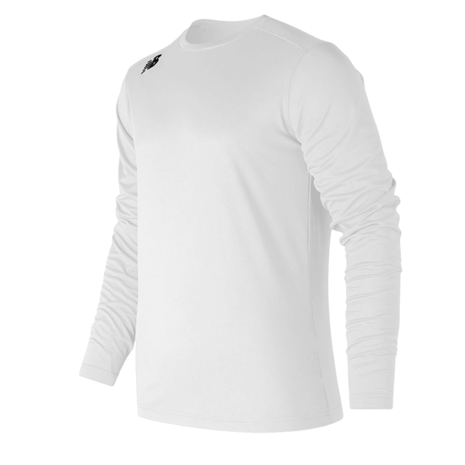 New Balance Tech LS Tee Apparel Tops NewBalance - TMMT501 - WH - XL White Lax.com