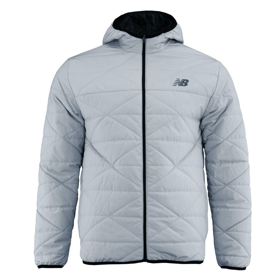 New Balance Tenacity Puffer Jacket Apparel Tops Silver Lax.com