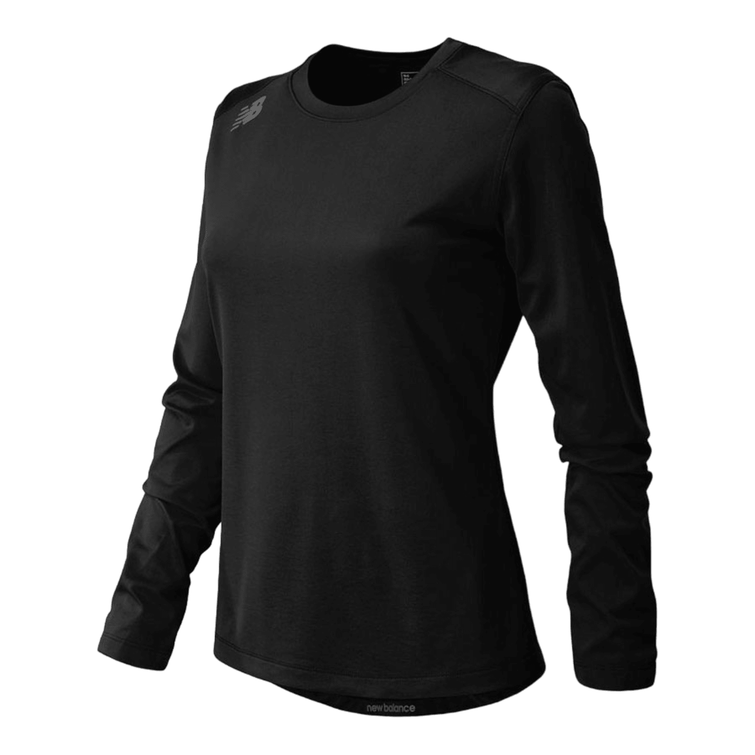 New Balance Womens LS Tech Tee Apparel Tops NewBalance - TMWT501 - BK - XL Black Lax.com