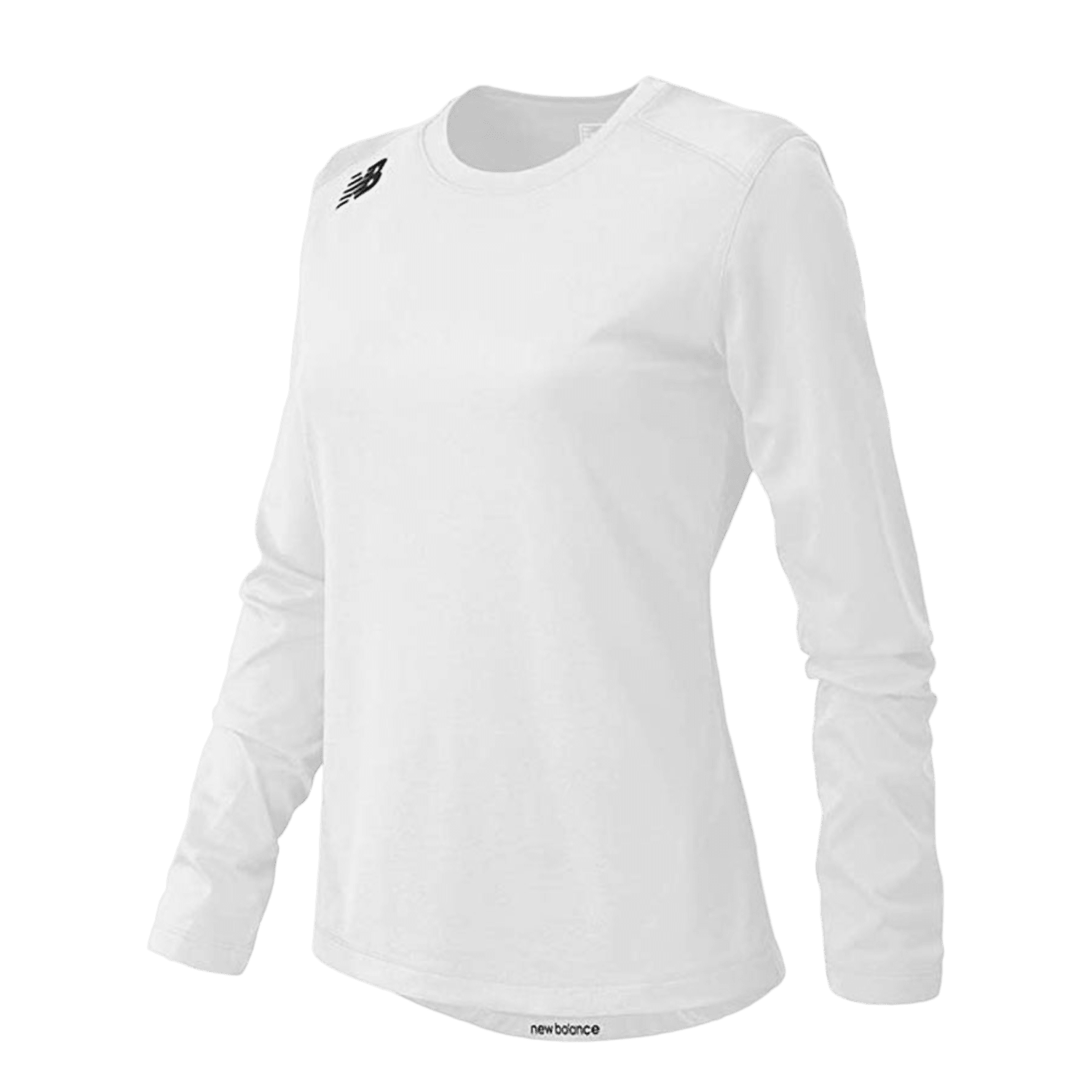 New Balance Womens LS Tech Tee Apparel Tops NewBalance - TMWT501 - WH - XL White Lax.com