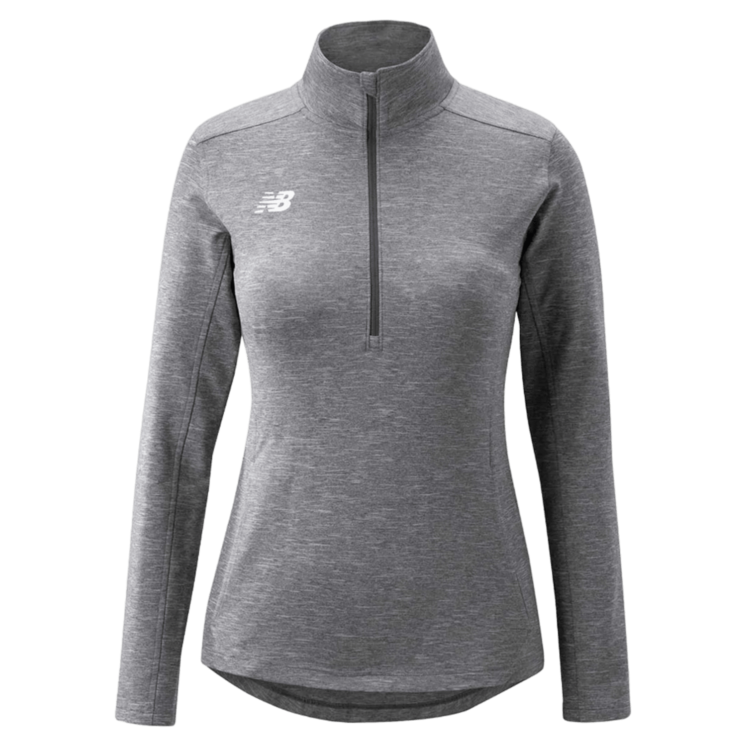 New Balance Women's LW Solid Half Zip Apparel Tops NewBalance - TMWT710 - HGY - S Heather Grey Lax.com