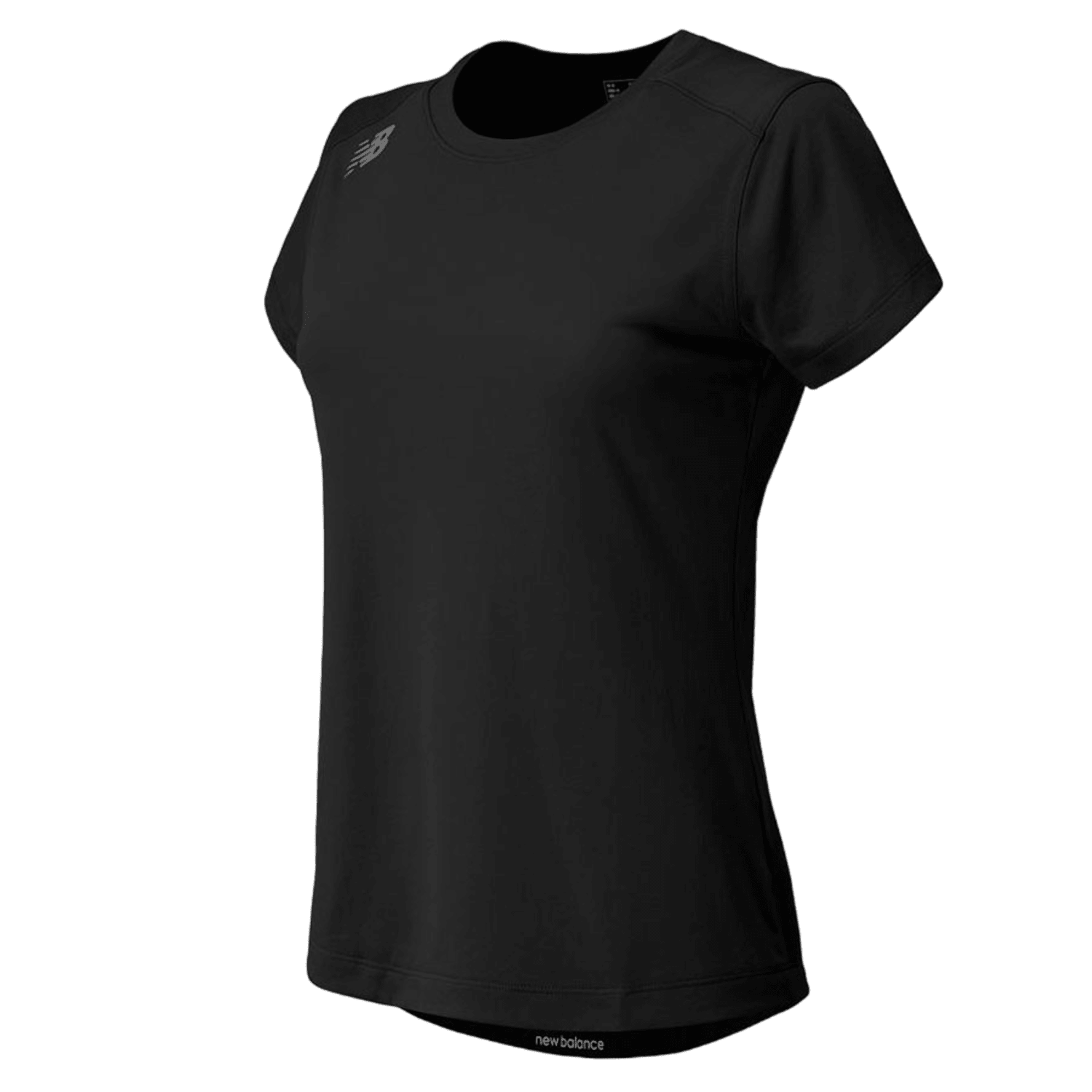 New Balance Womens SS Tech Tee Apparel Tops NewBalance - TMWT500 - BK - XL Black Lax.com