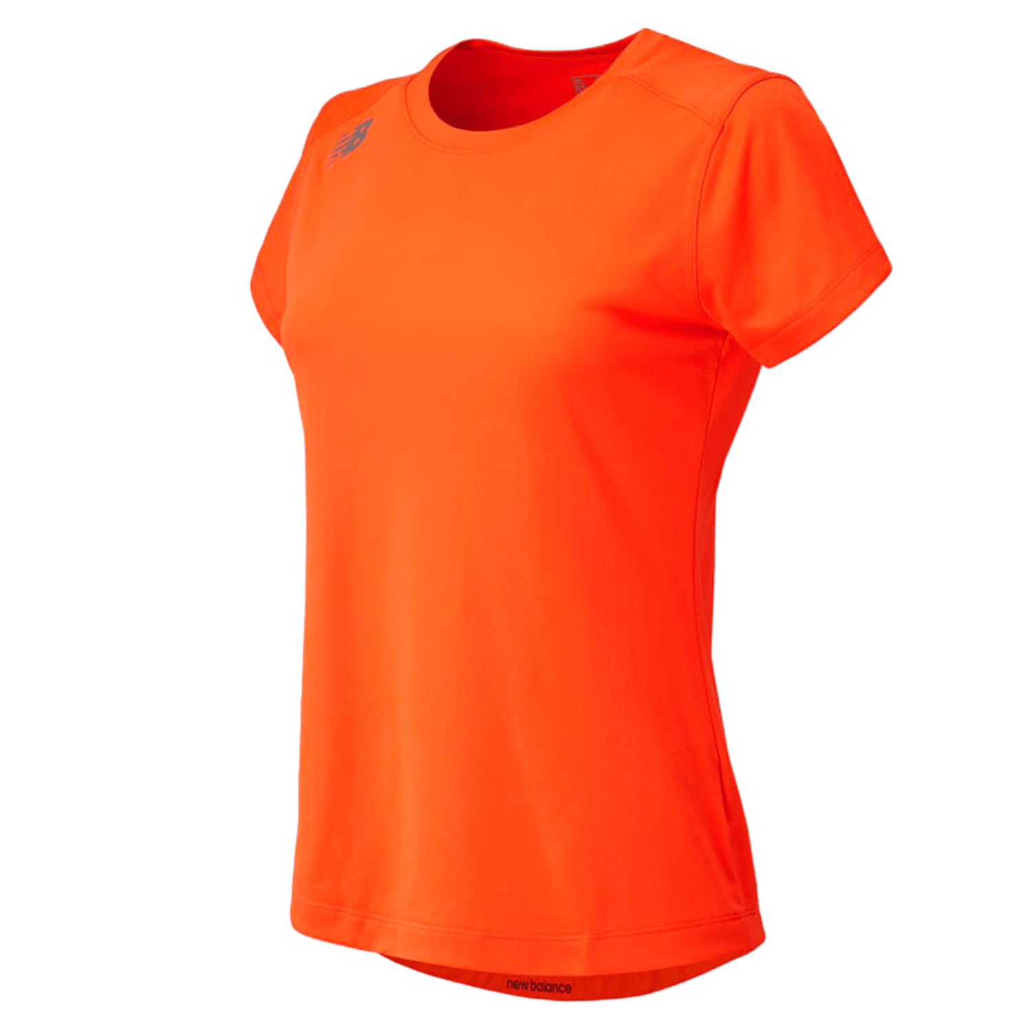 New Balance Womens SS Tech Tee Apparel Tops NewBalance - TMWT500 - OR - XL Orange Lax.com