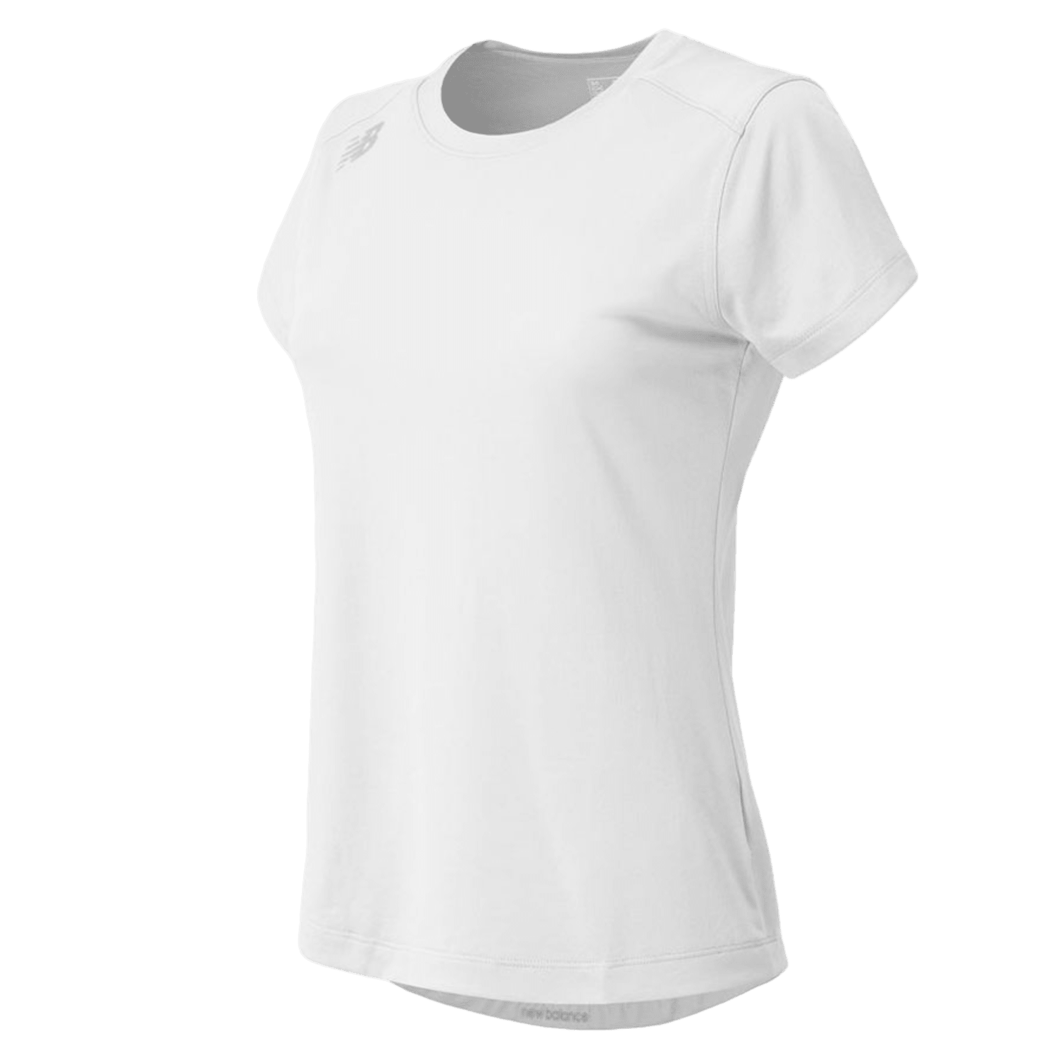 New Balance Womens SS Tech Tee Apparel Tops NewBalance - TMWT500 - WH - XL White Lax.com