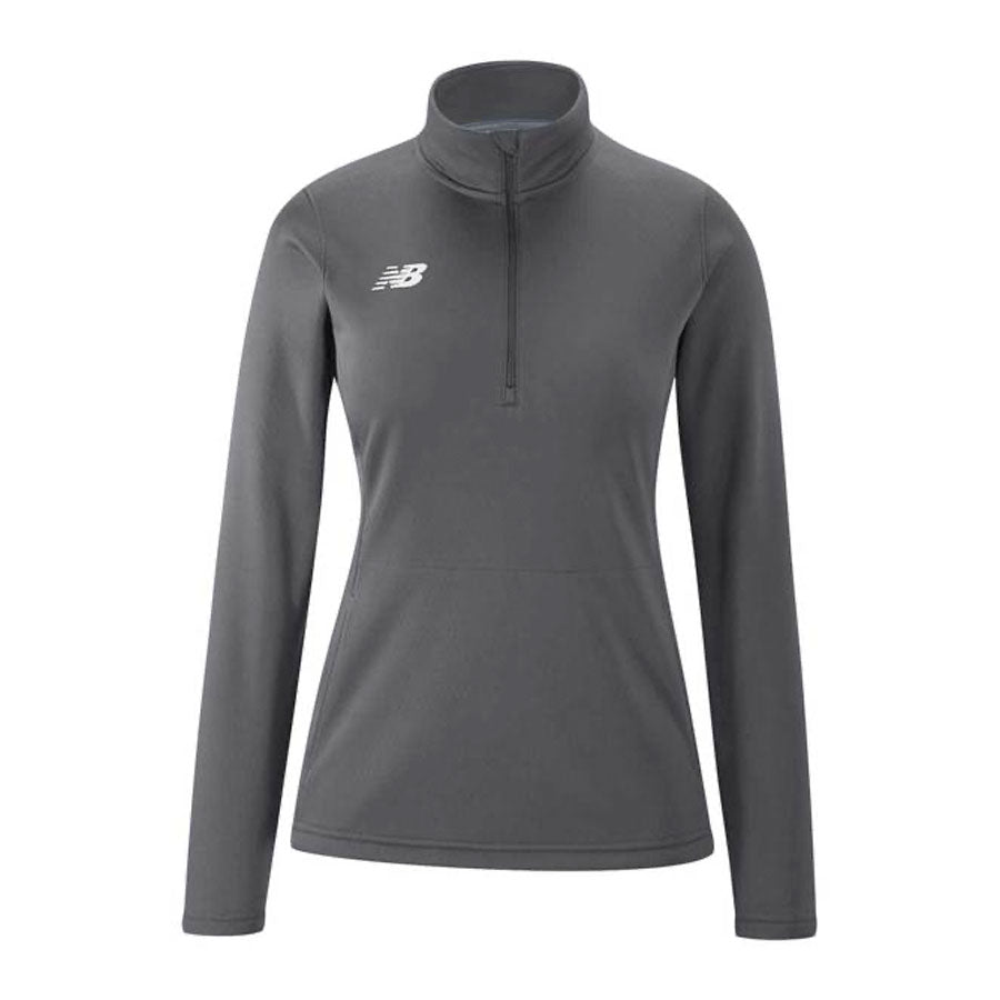 New Balance Womens Thermal Half Zip Apparel Tops Royal Blue Lax.com