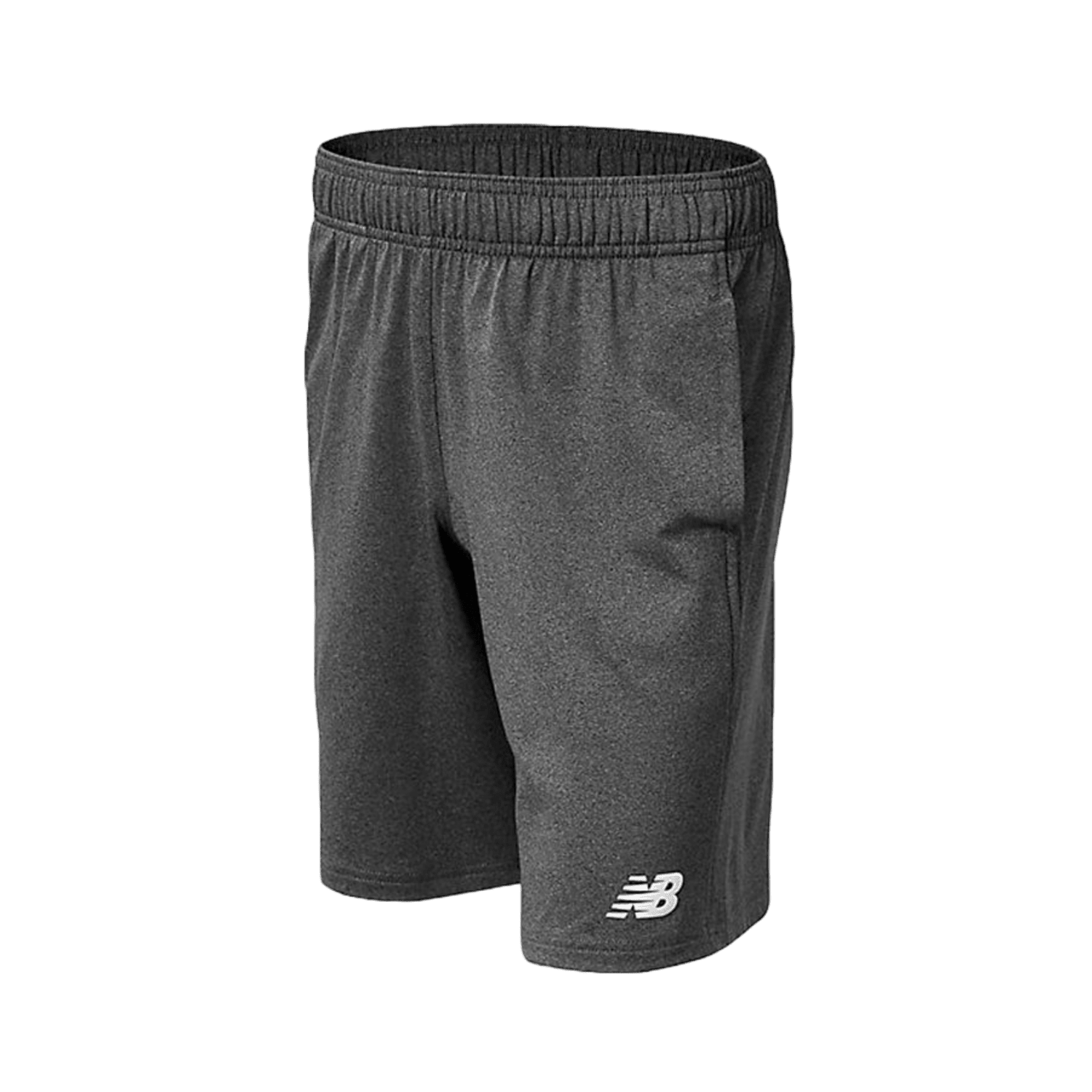 New Balance Youth Tech Short Apparel Bottoms NewBalance - TMYS555 - DH - YL Dark Heather Lax.com