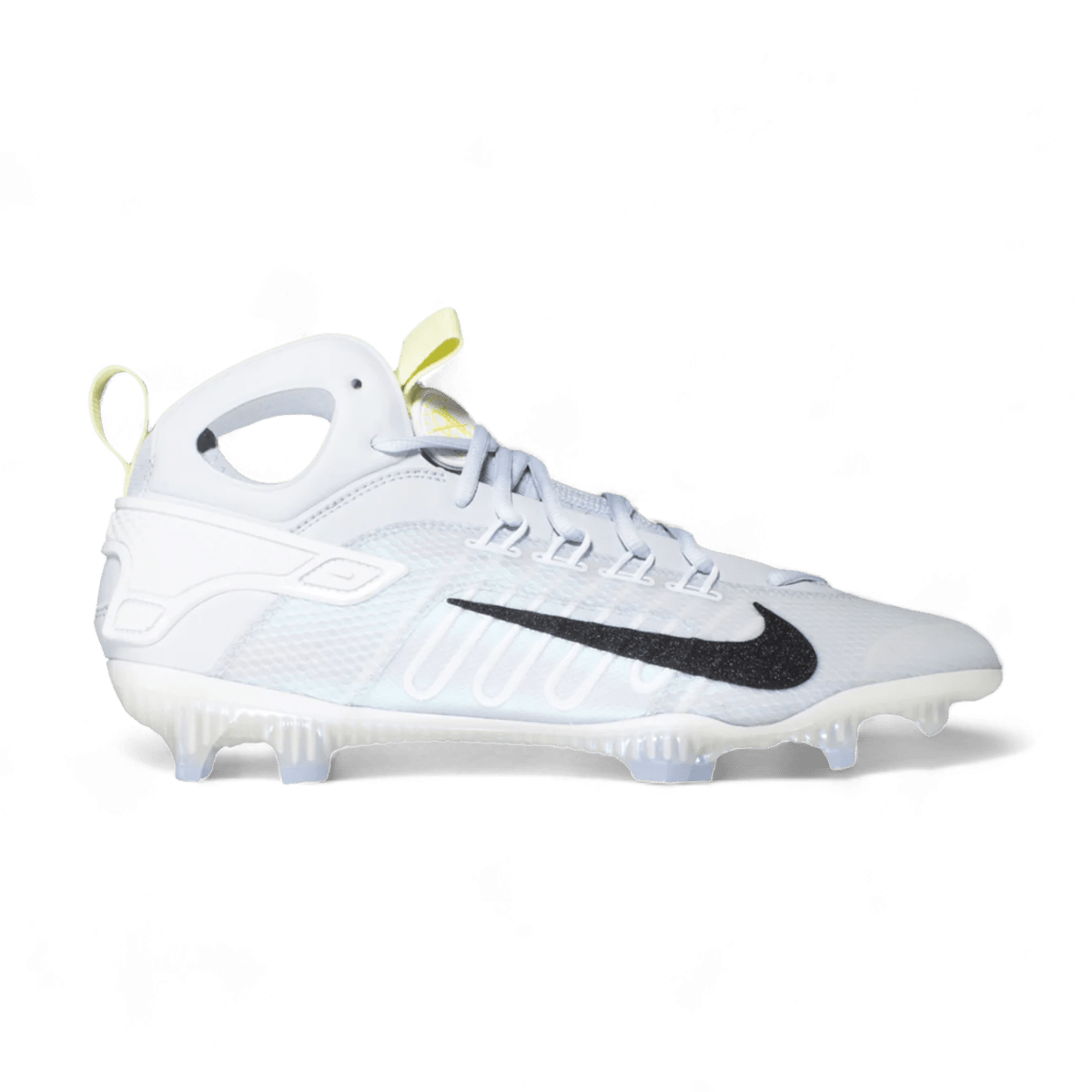 Nike Alpha Huarache 9 Elite Mid LE Cleats Nike - AH9EMIDSE - GY/WH/GRN - 001 - 10/11.5 Grey/White/Green - 001 Lax.com