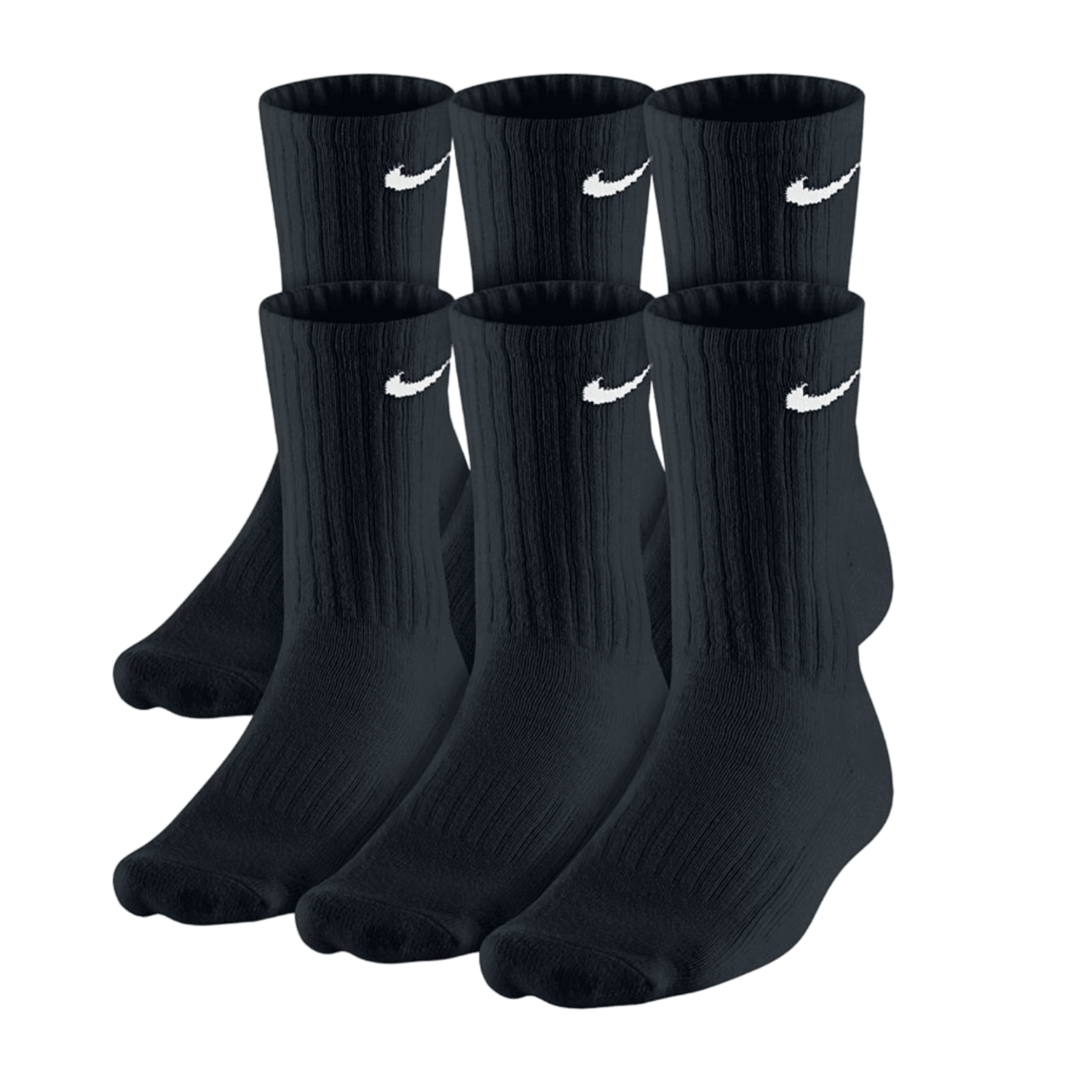 Nike Dry Cushion Crew Training Sock - Medium Socks Nike - SX4446 - BK - M Black Lax.com