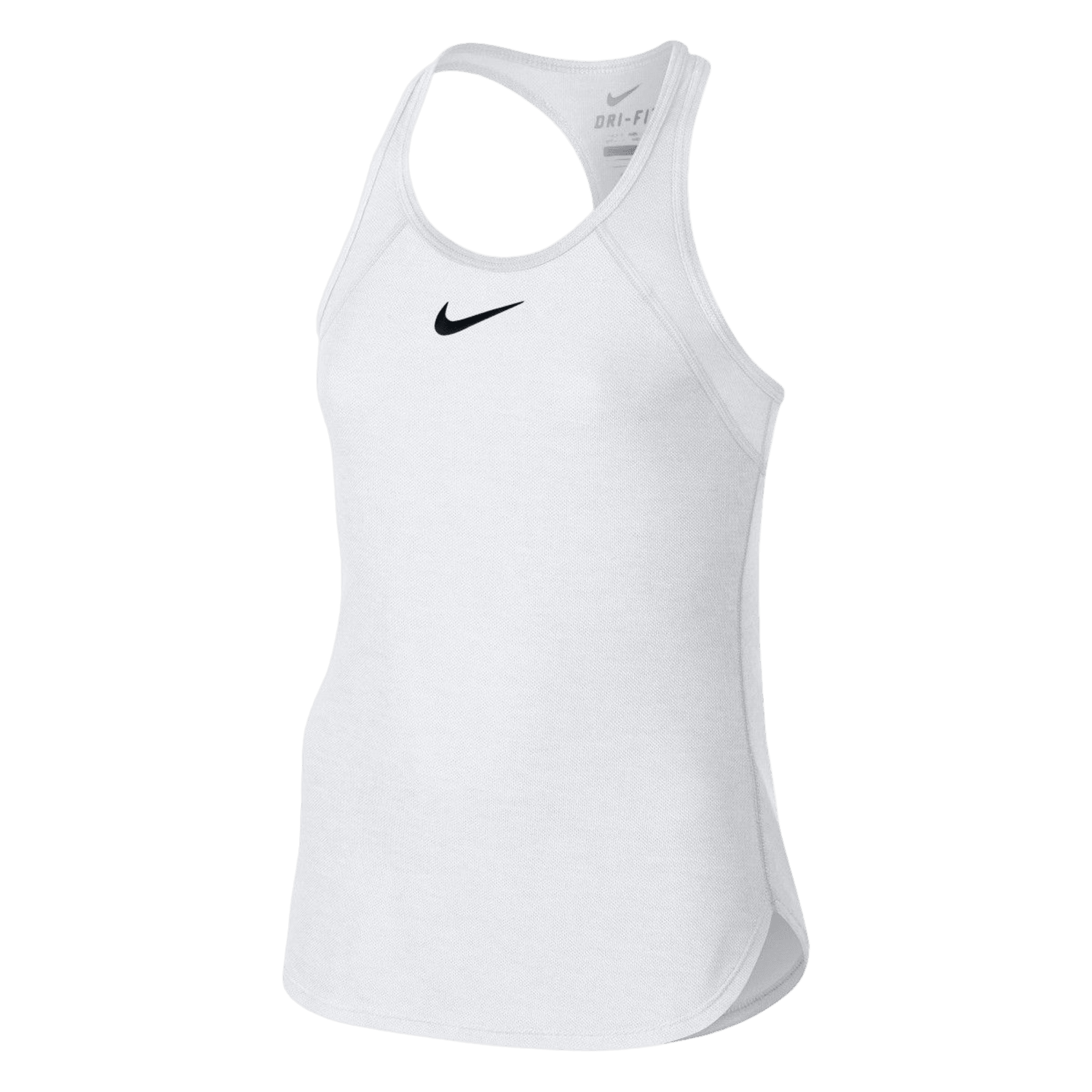 Nike Girls Dry Tank Apparel Tops Nike - 836318 - 100 - L White - 100 Lax.com