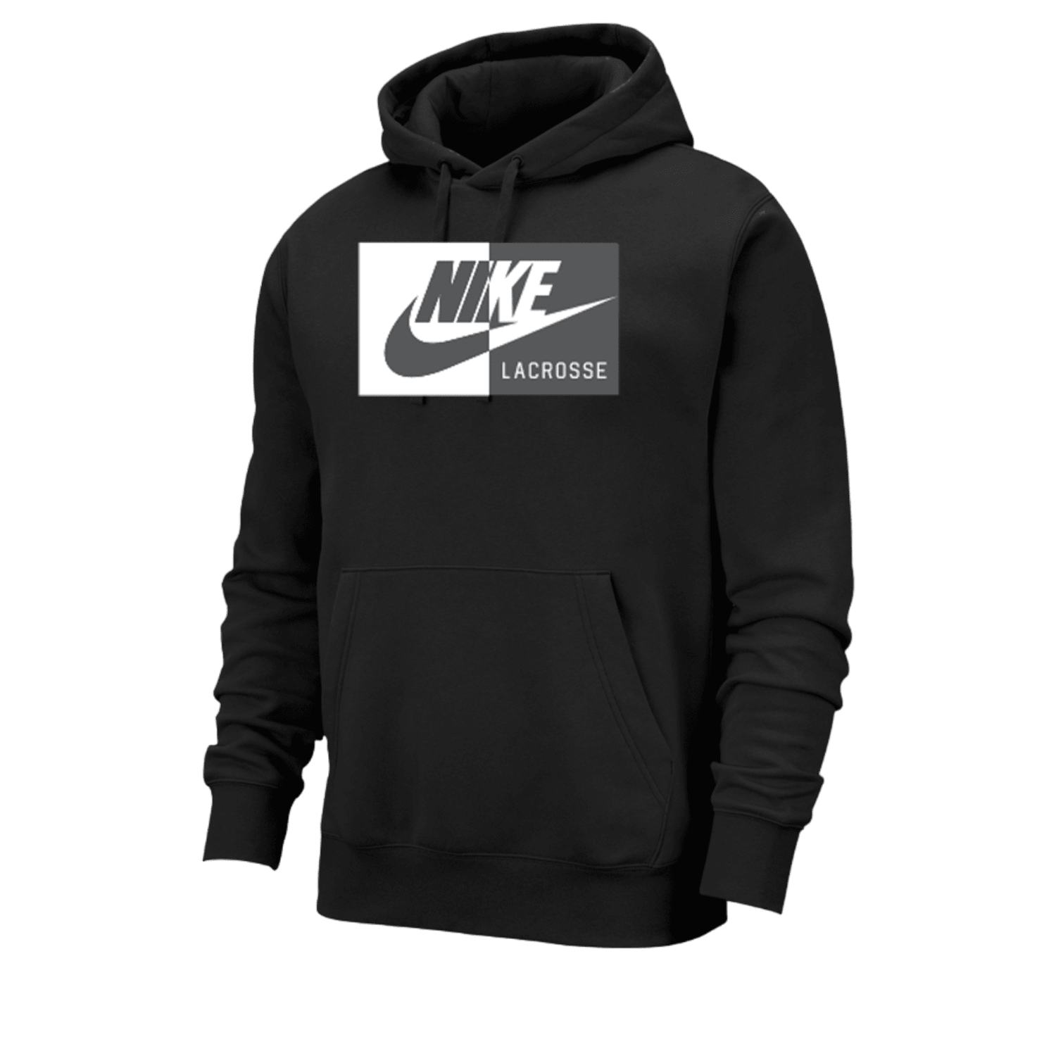 Nike Lacrosse Club Fleece Hoody Apparel Tops Black Lax.com