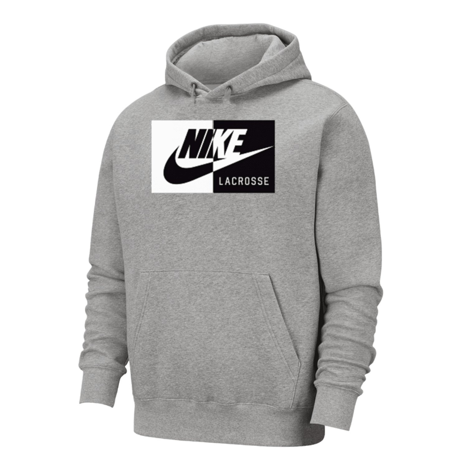 Nike Lacrosse Club Fleece Hoody Apparel Tops Grey Lax.com