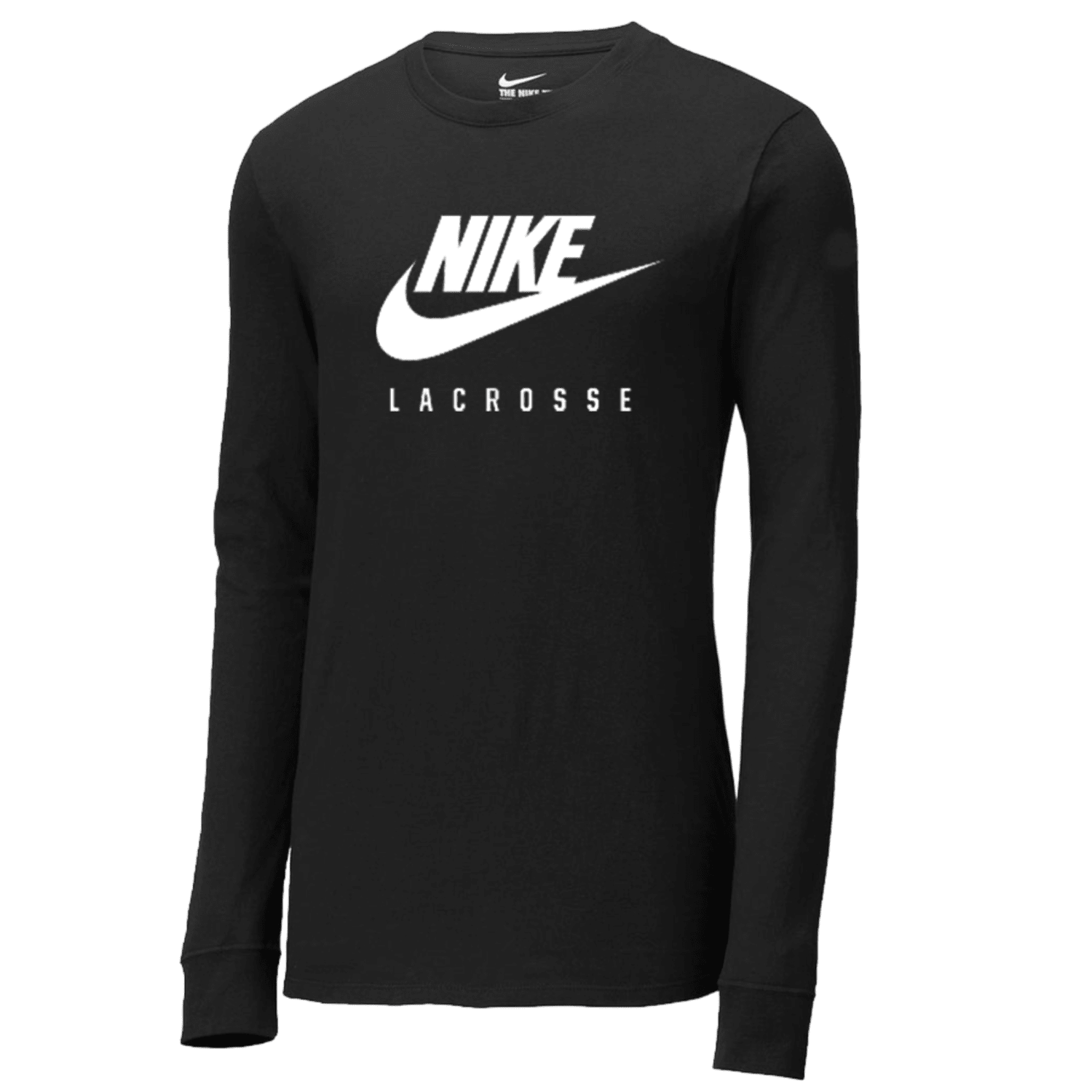 Nike Lacrosse Dri - Fit Legend Long Sleeve Tee Apparel Tops Nike - M22419 - BK - XL Black Lax.com