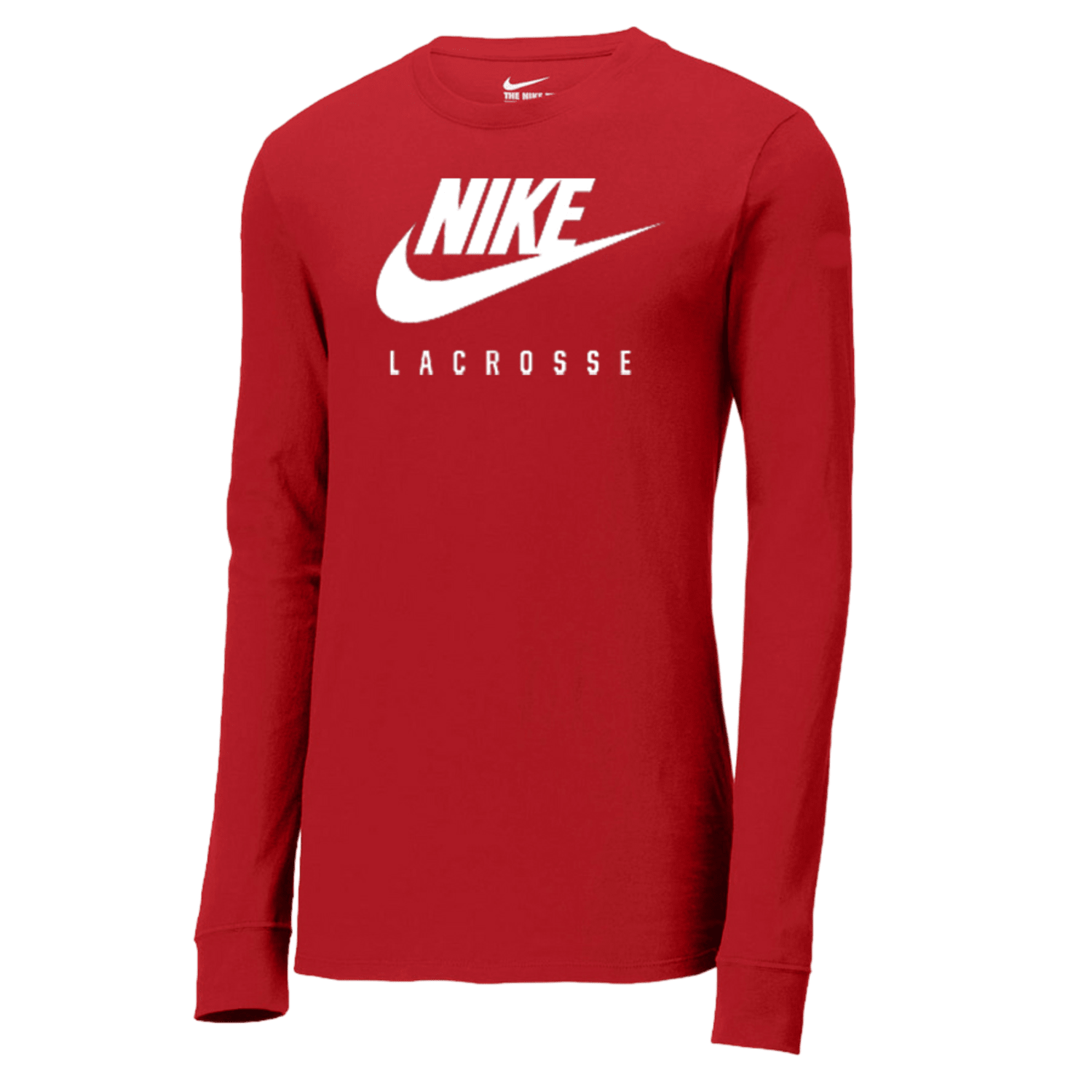 Nike Lacrosse Dri - Fit Legend Long Sleeve Tee Apparel Tops Nike - M22419 - RD - XL Red Lax.com