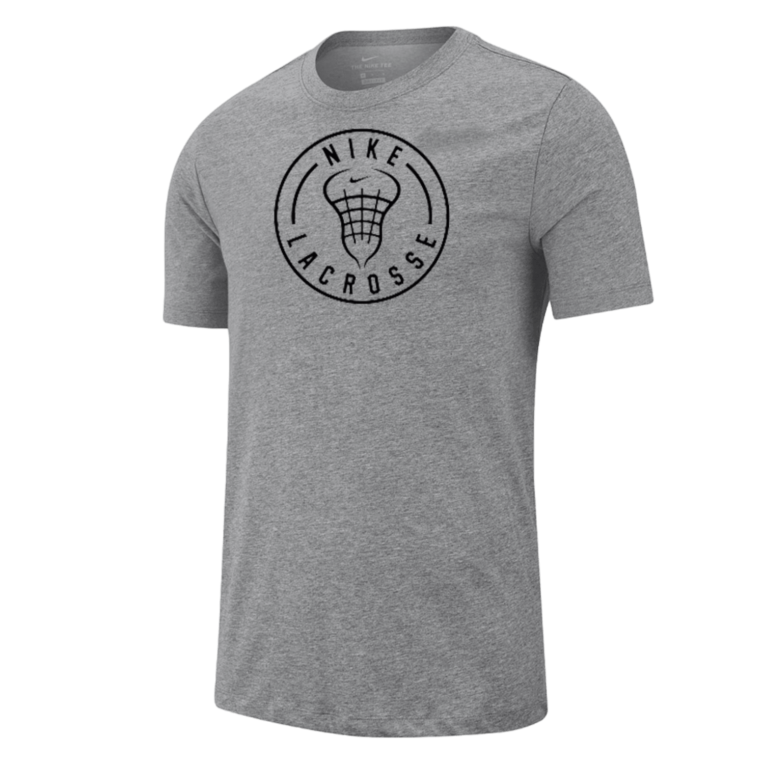 Nike Lacrosse Dri - Fit Short Sleeve Apparel Tops Grey Lax.com