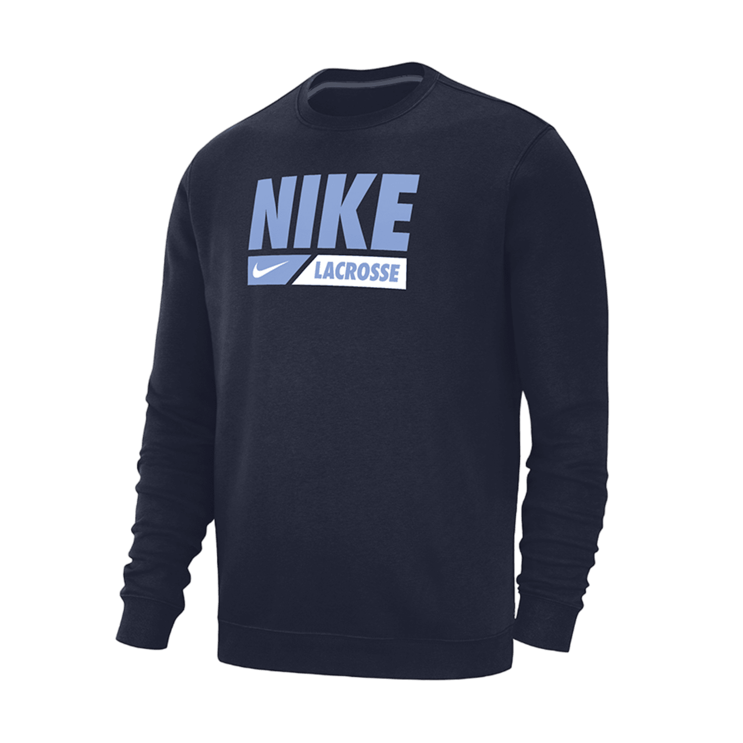 Nike Lacrosse MEN'S CLUB FLEECE CREW Apparel Tops Nike - M33778P029387 - NA - XL Navy Lax.com