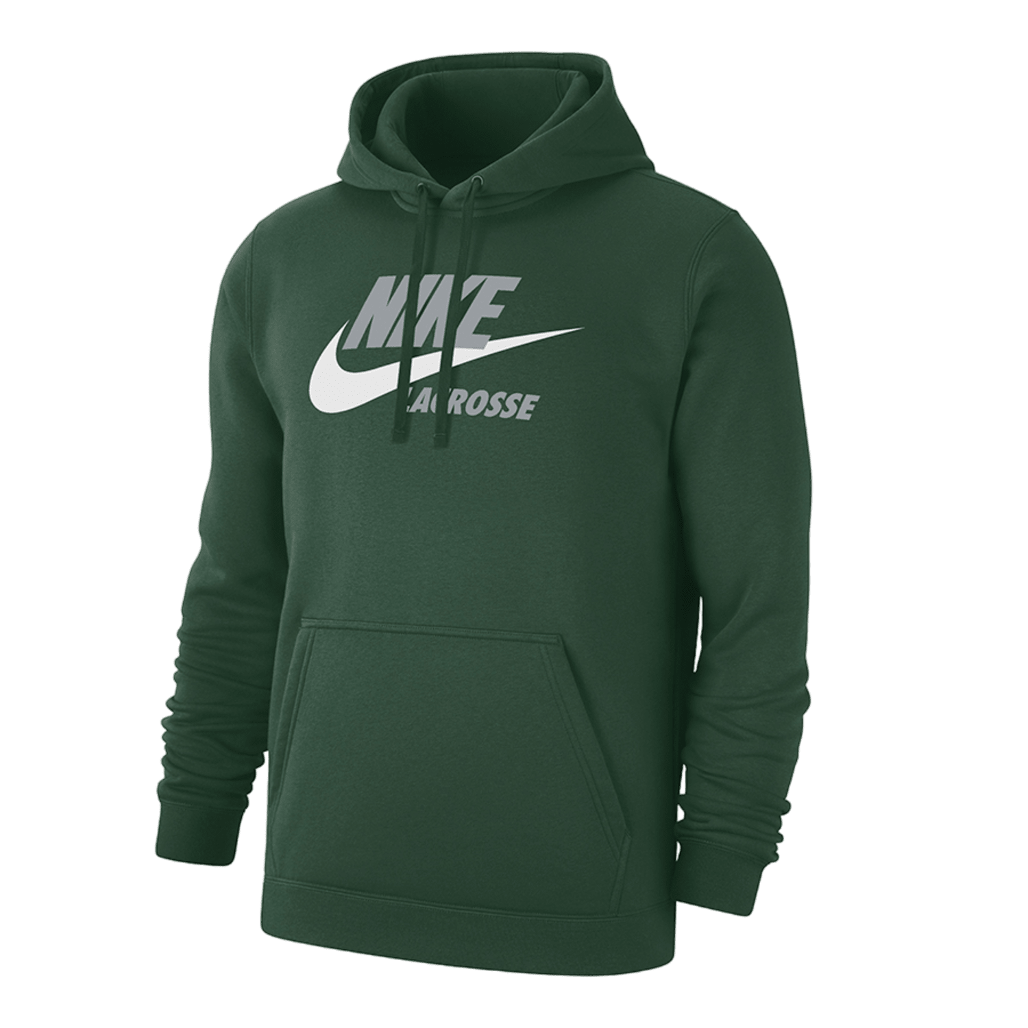 Nike Lacrosse MEN'S CLUB FLEECE PO HOODIE Apparel Tops Nike - M31777P029386 - GRN - XL Green Lax.com