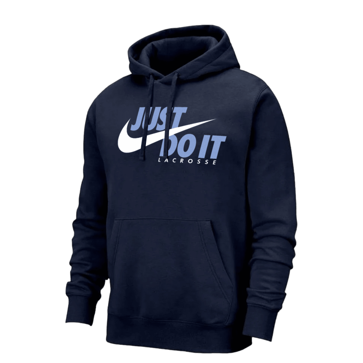 Nike Lacrosse YOUTH CLUB FLEECE PO HOODIE - JUST DO IT Apparel Tops Nike - B31048P029393 - NA - YXL Navy Lax.com