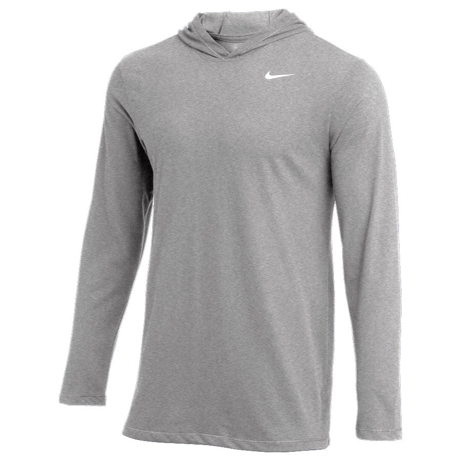 Nike Mens Long - Sleeve Hooded Tee Apparel Tops Black - 010 Lax.com