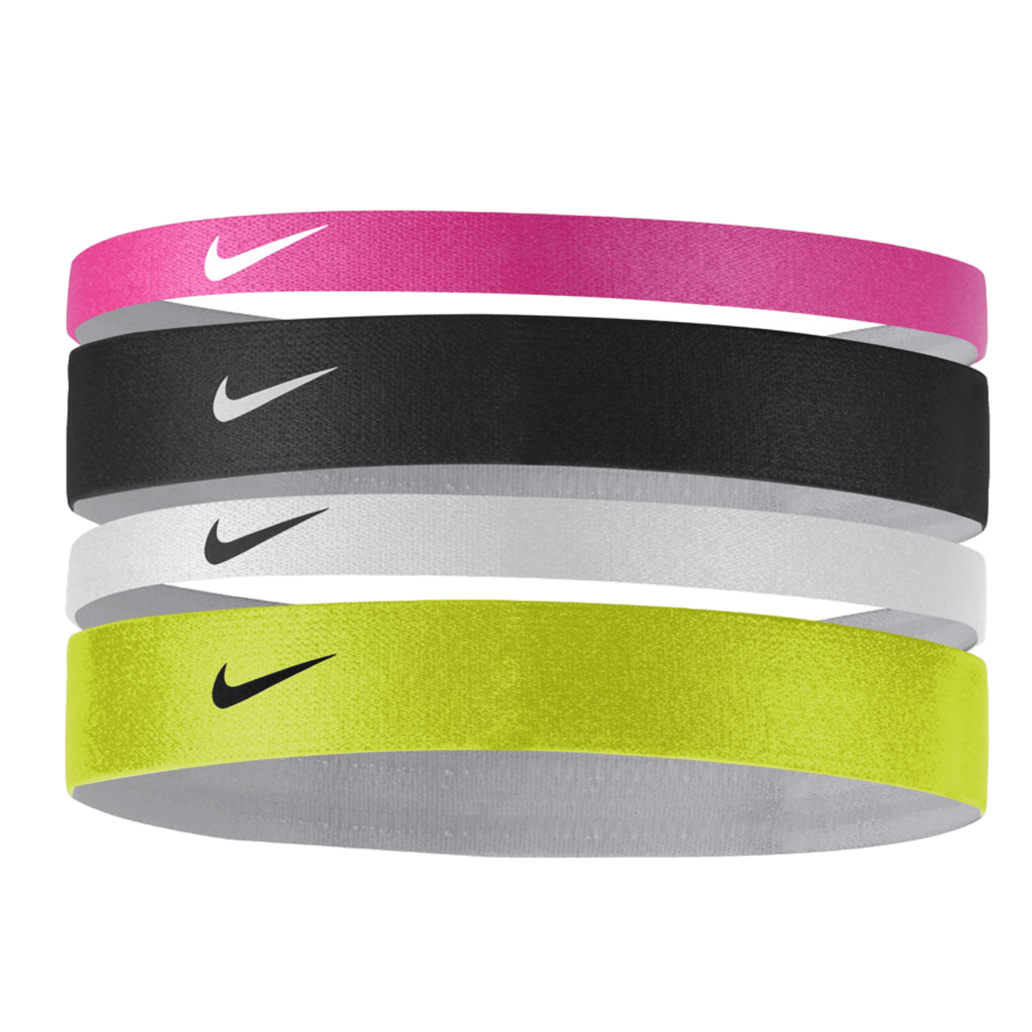 Nike Printed Headbands - 4pack Hair Management Nike - HB4PK - NP Neon Pink Lax.com