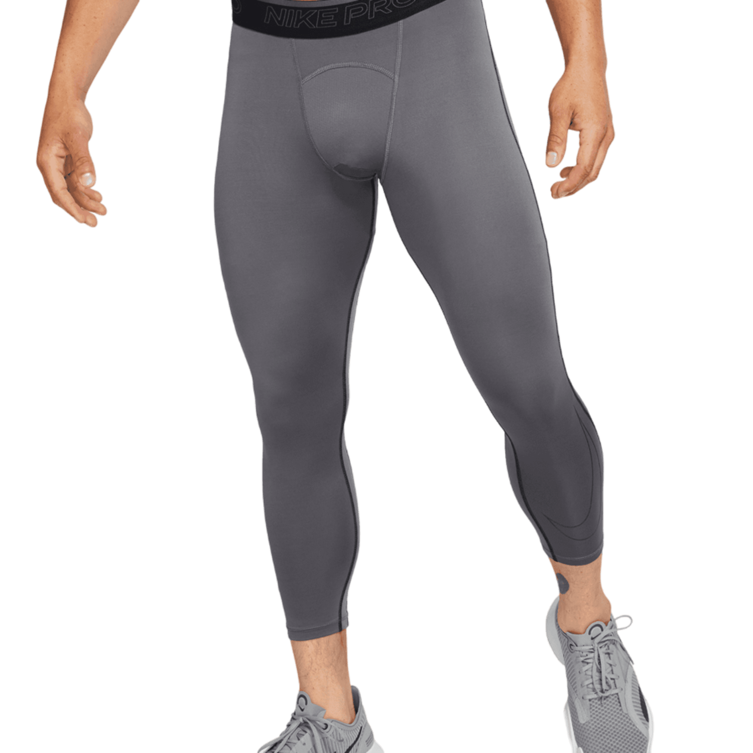 Nike Pro Dri - FIT Men's 3/4 Tights Apparel Bottoms Nike - DD1919 - 068 - XL Grey - 068 Lax.com