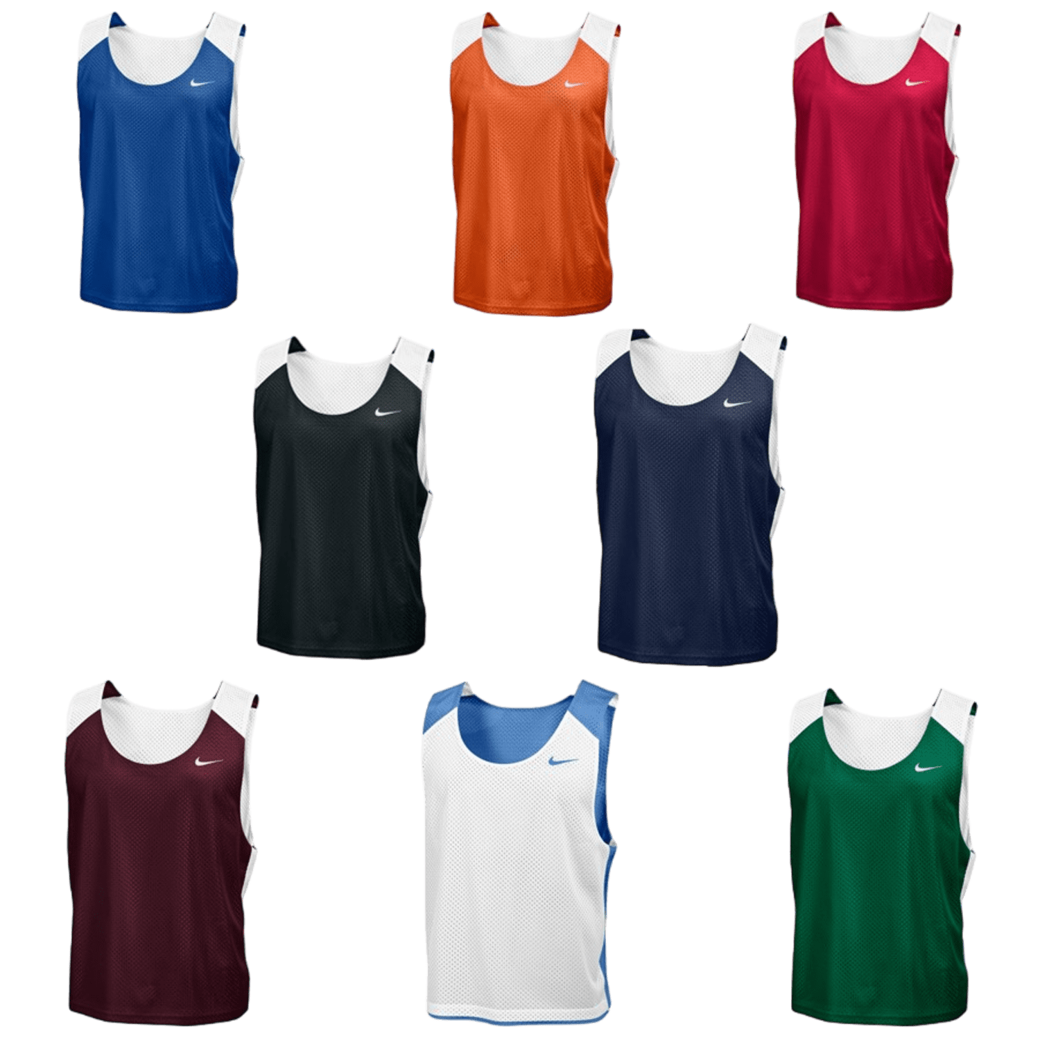 Nike Reversible Mesh Practice Tank Top Apparel Tops Black - 012 Lax.com