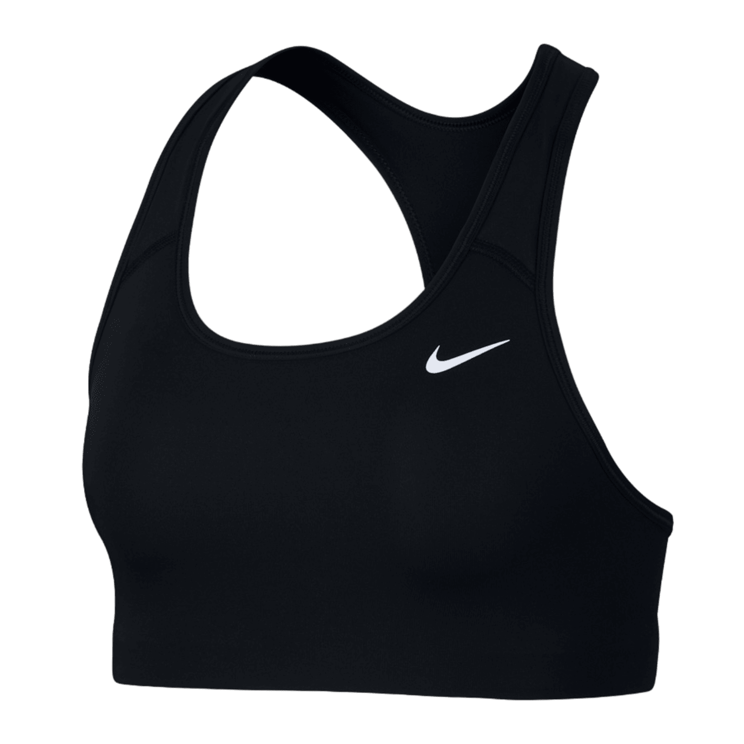 Nike Swoosh Bra Apparel Tops Nike - BV3630 - BK - L Black Lax.com