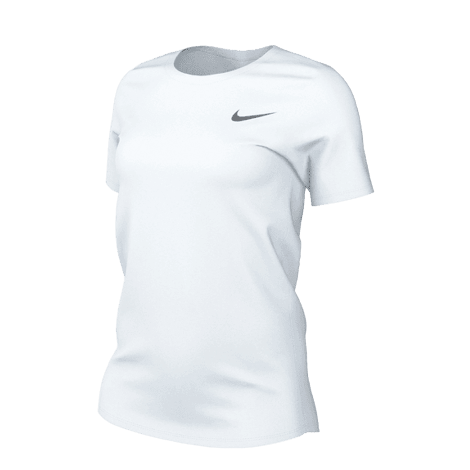 Nike Women's Dri - Fit Top Apparel Tops Nike - DV7312 - 100 - XL White - 100 Lax.com