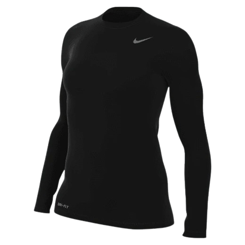 Nike Women's Legend Tee LS Apparel Tops Black - 010 Lax.com