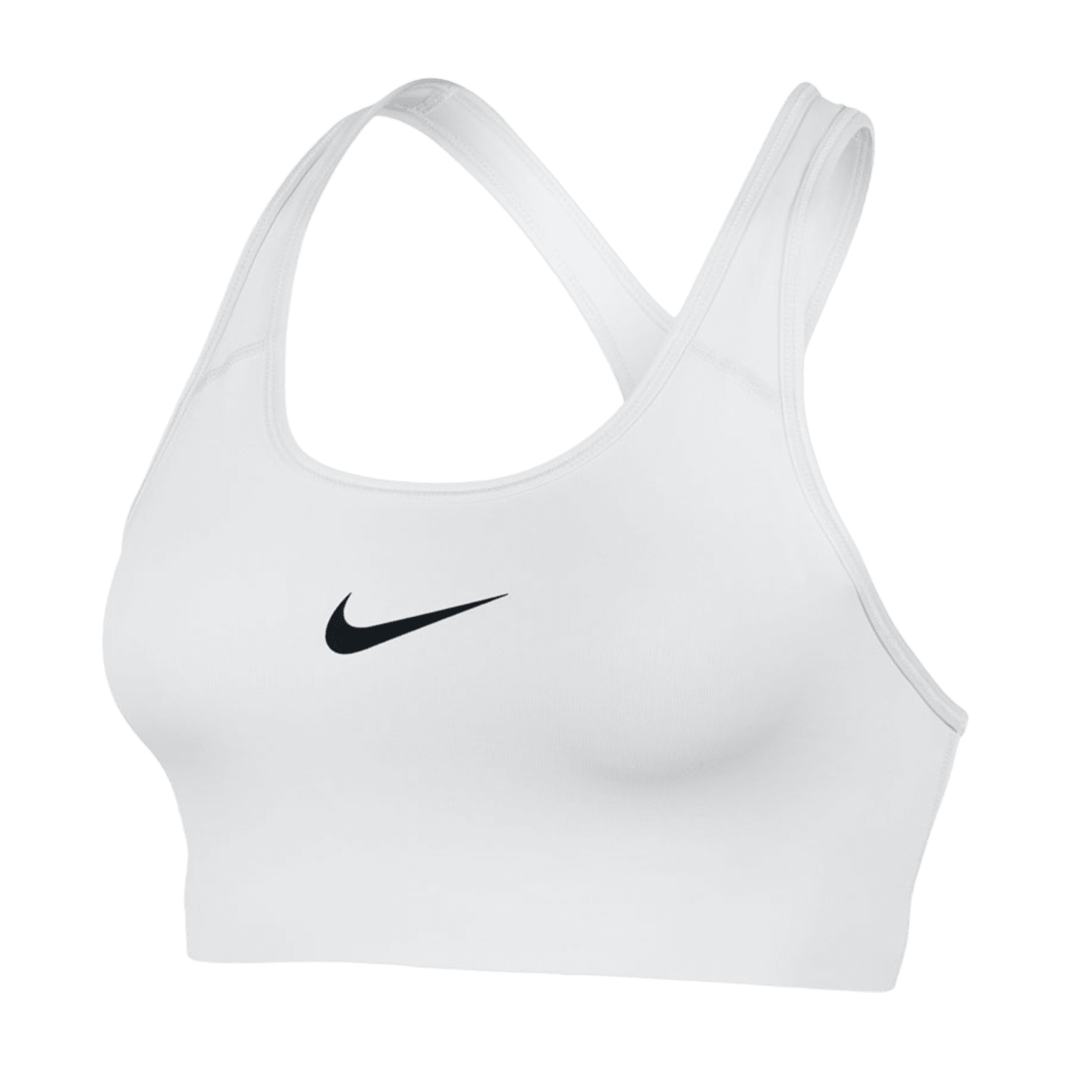 Nike Women's Swoosh Sports Bra Apparel Tops Nike - 842398 - WH - XL White Lax.com