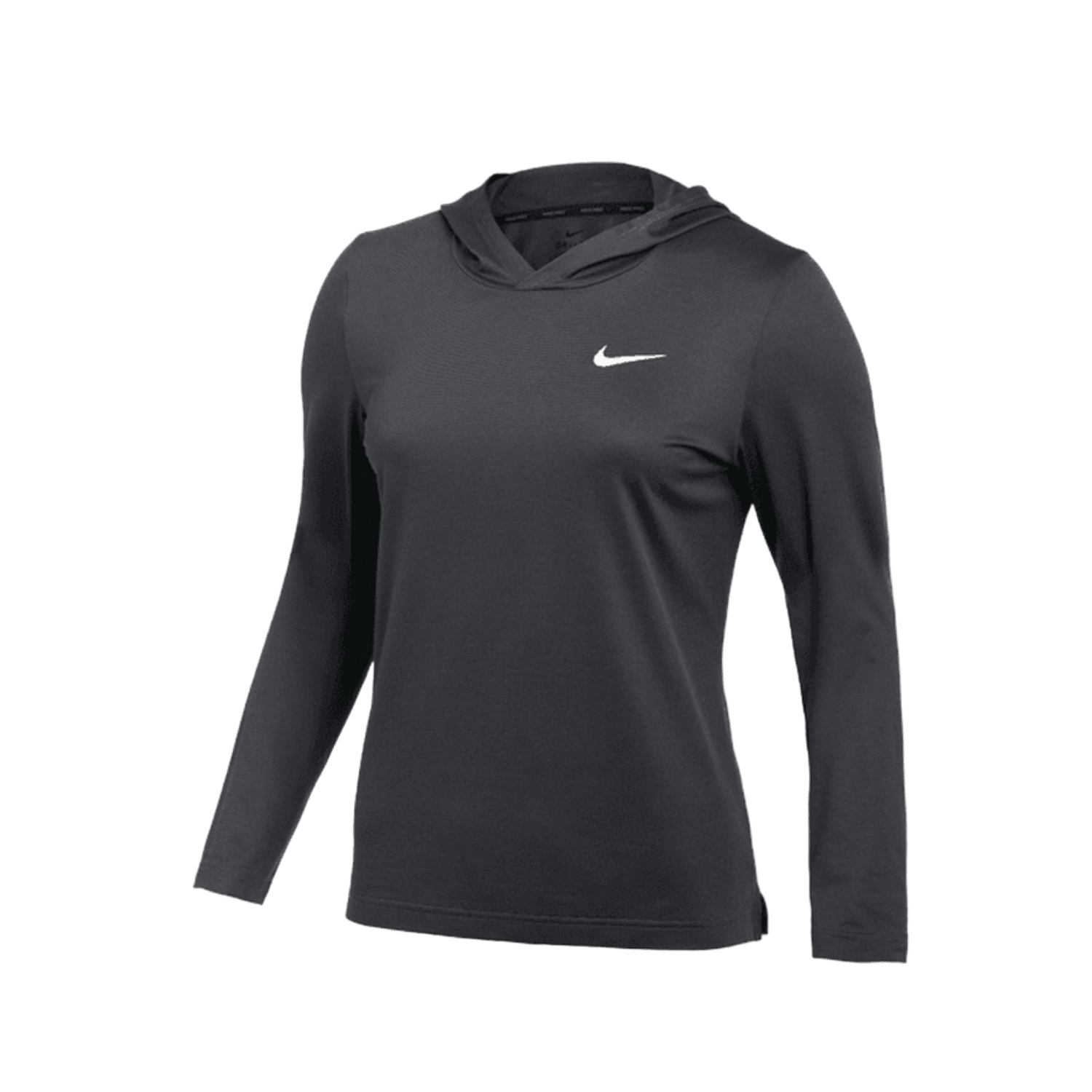 Nike Women's Team LS Hood Hpr Dry Apparel Tops Nike - CU9619 - 060 - XL Anthracite - 060 Lax.com